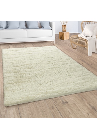 Paco Home Hochflor-Teppich »Silky 591«, rechteckig, 37 mm Höhe, Uni-Farben, besonders... kaufen