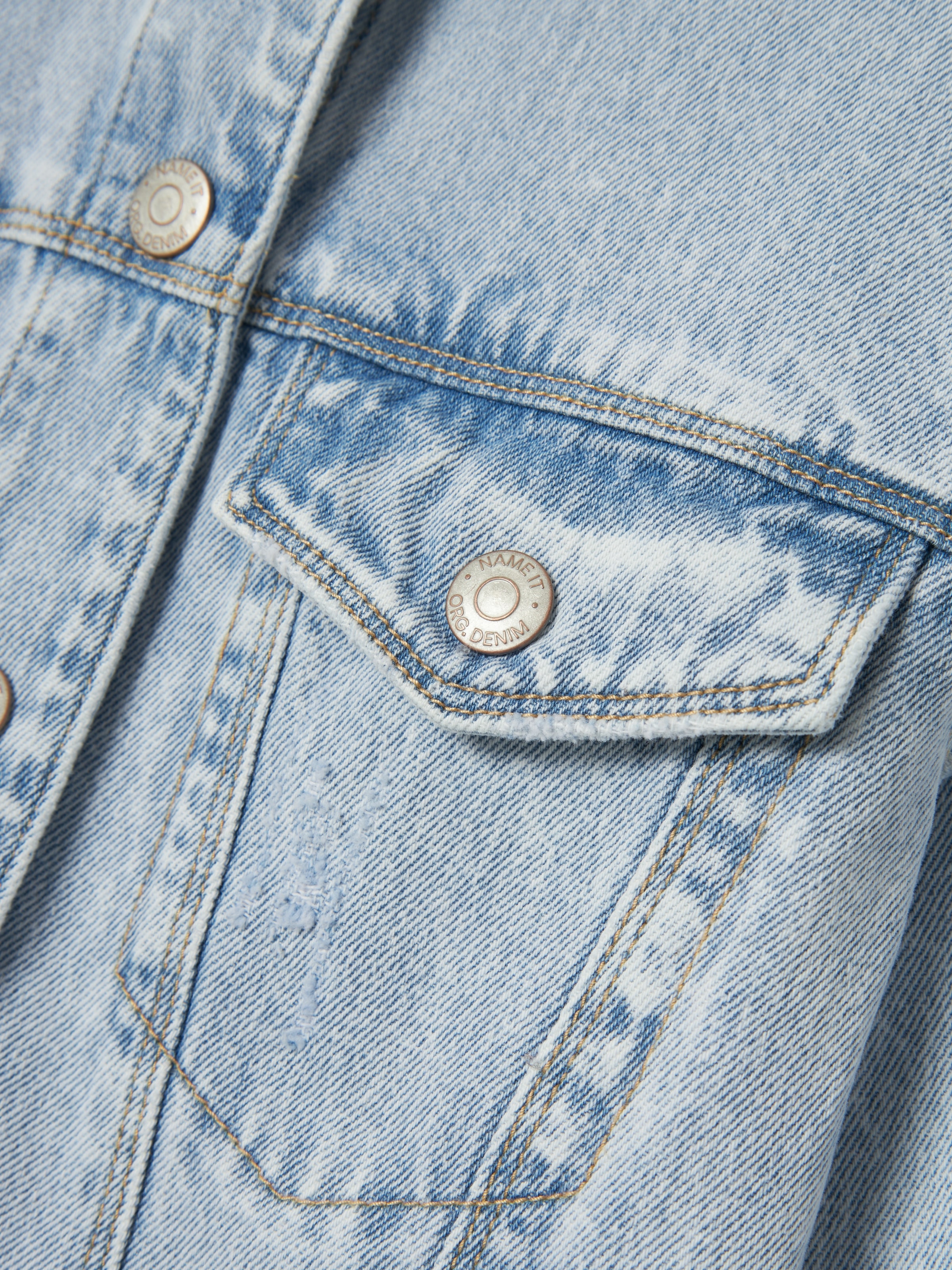 Name It Jeansjacke »NKFMILA DNM JACKET 8510-ZA NOOS«, ohne Kapuze, in leicht verkürzter, klassischer Form
