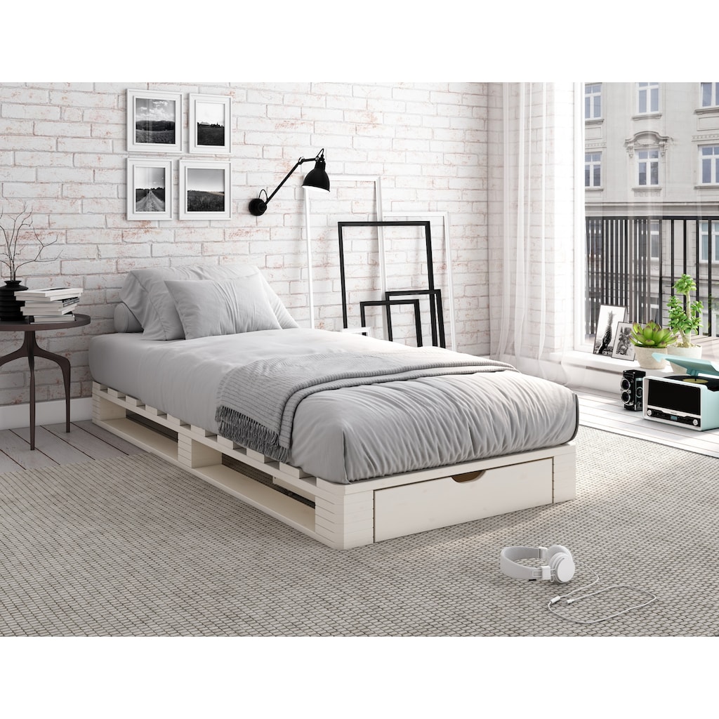 Home affaire Palettenbett »"ALASCO " BESTSELLER! Mit Schublade«