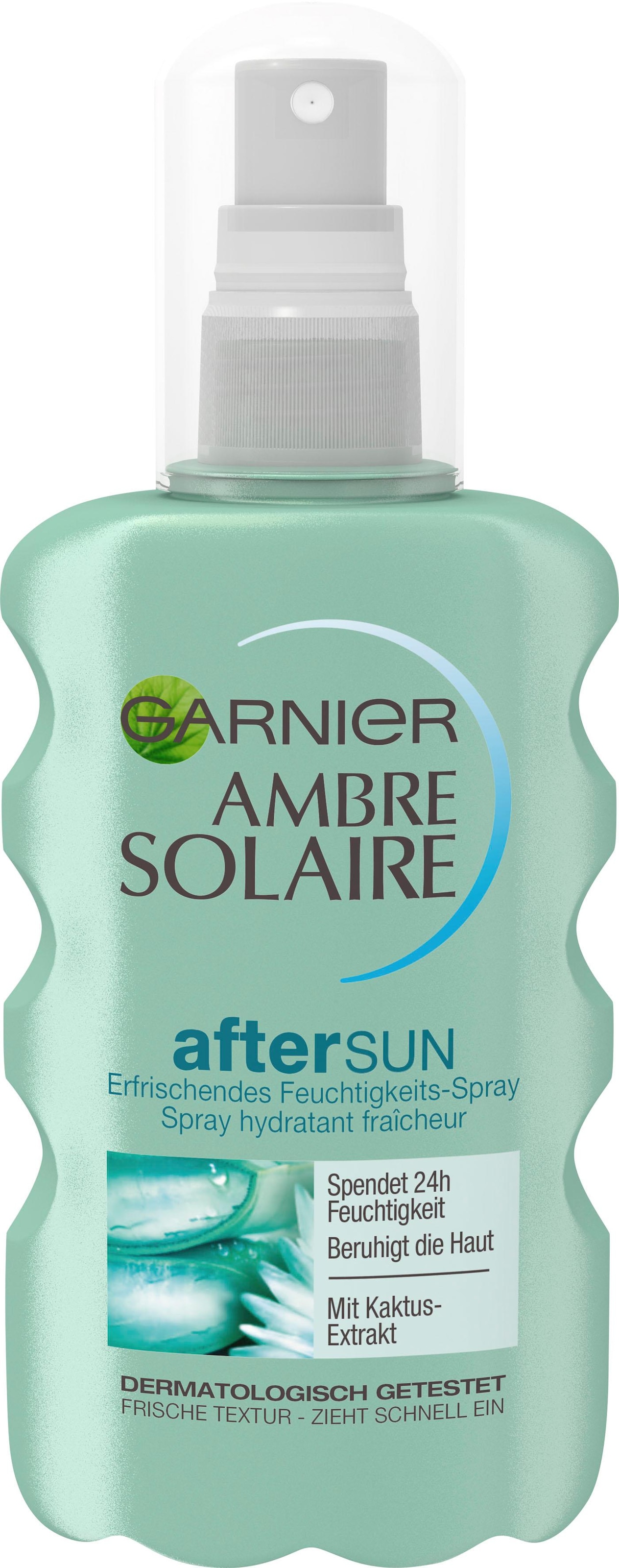 »Ambre GARNIER mit Sun-Spray Kaktus-Extrakt Solaire bei Feuchtigkeits-Après«, After