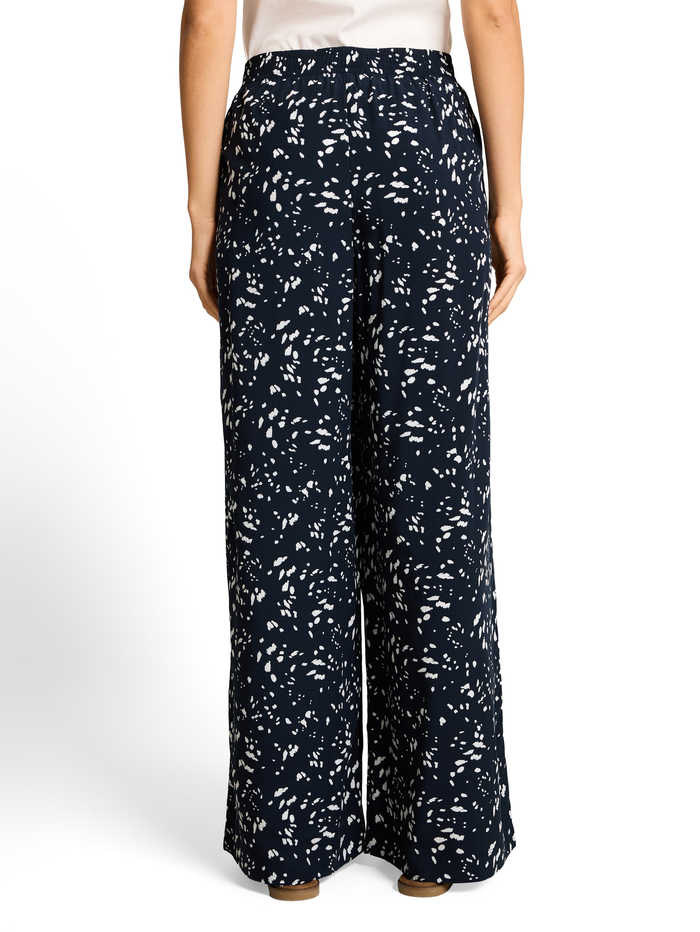 TOM TAILOR Webhose  mit Allover-Muster/weites Bein