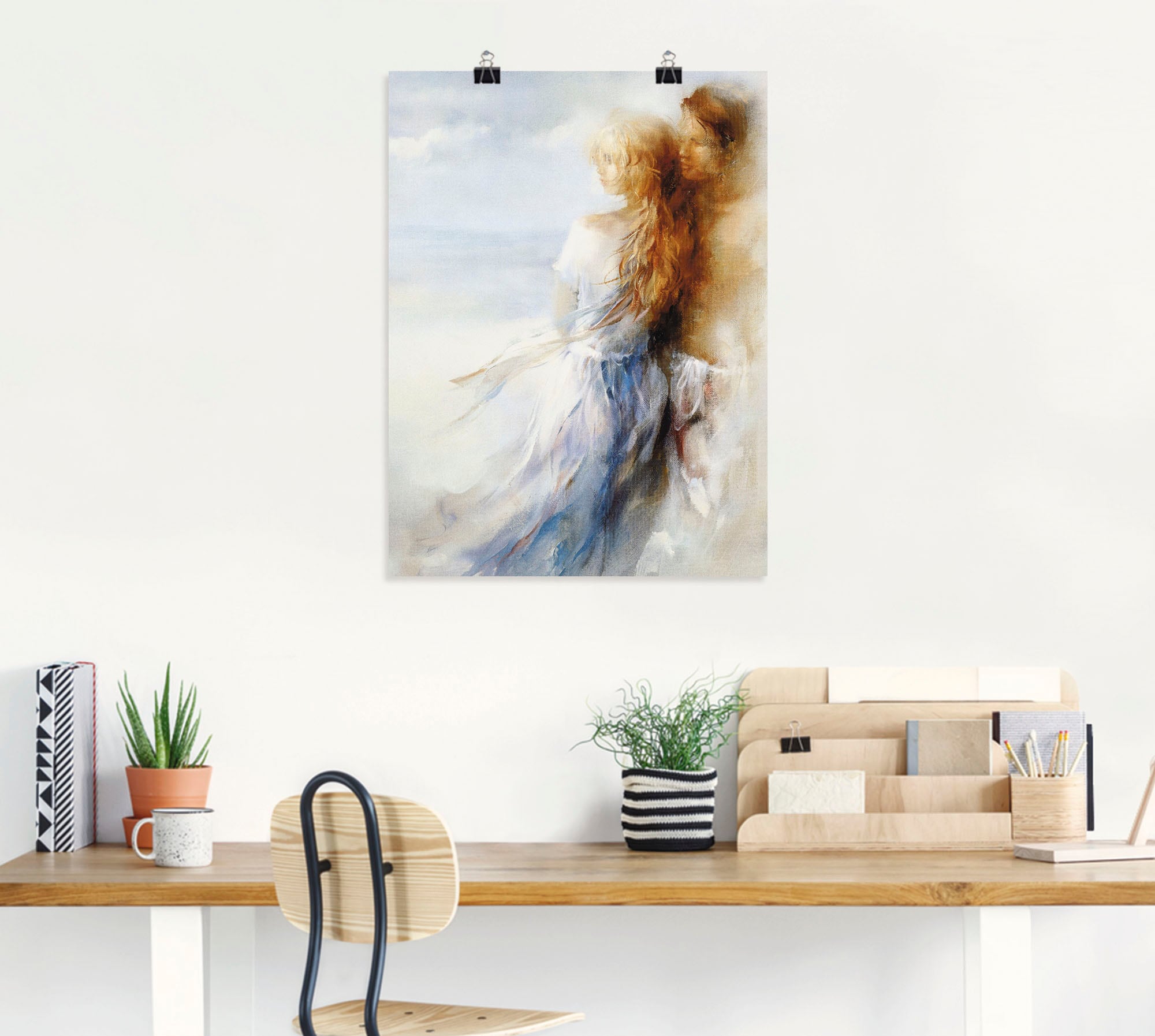 Artland Wandbild »Zusammen« Paar 1 Stk. tlg. als Leinwandbild, Poster in verschied. Größen