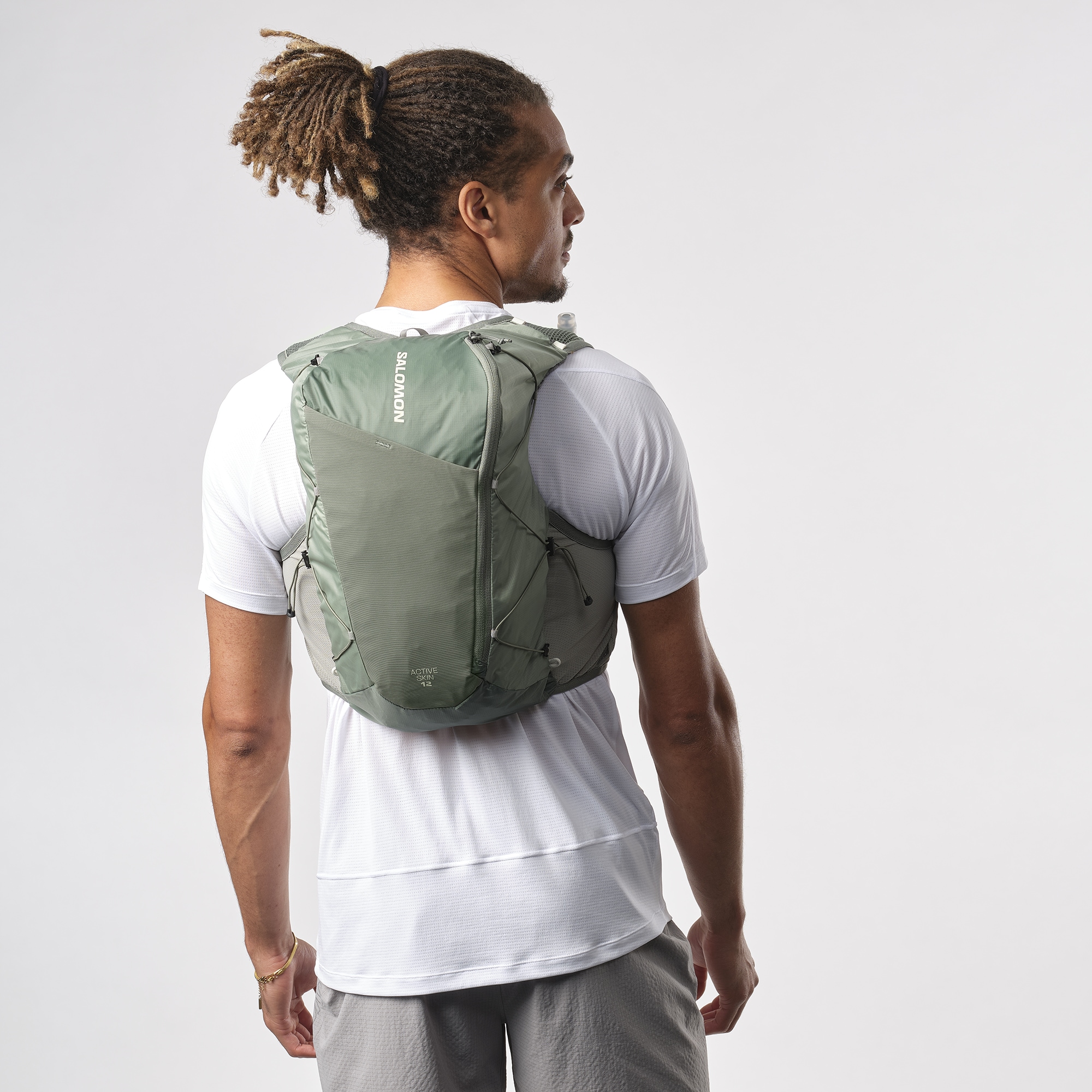Salomon Trinkrucksack »ACTIVE SKIN 12«, Rucksack / Laufweste Inkl. Soft Flask