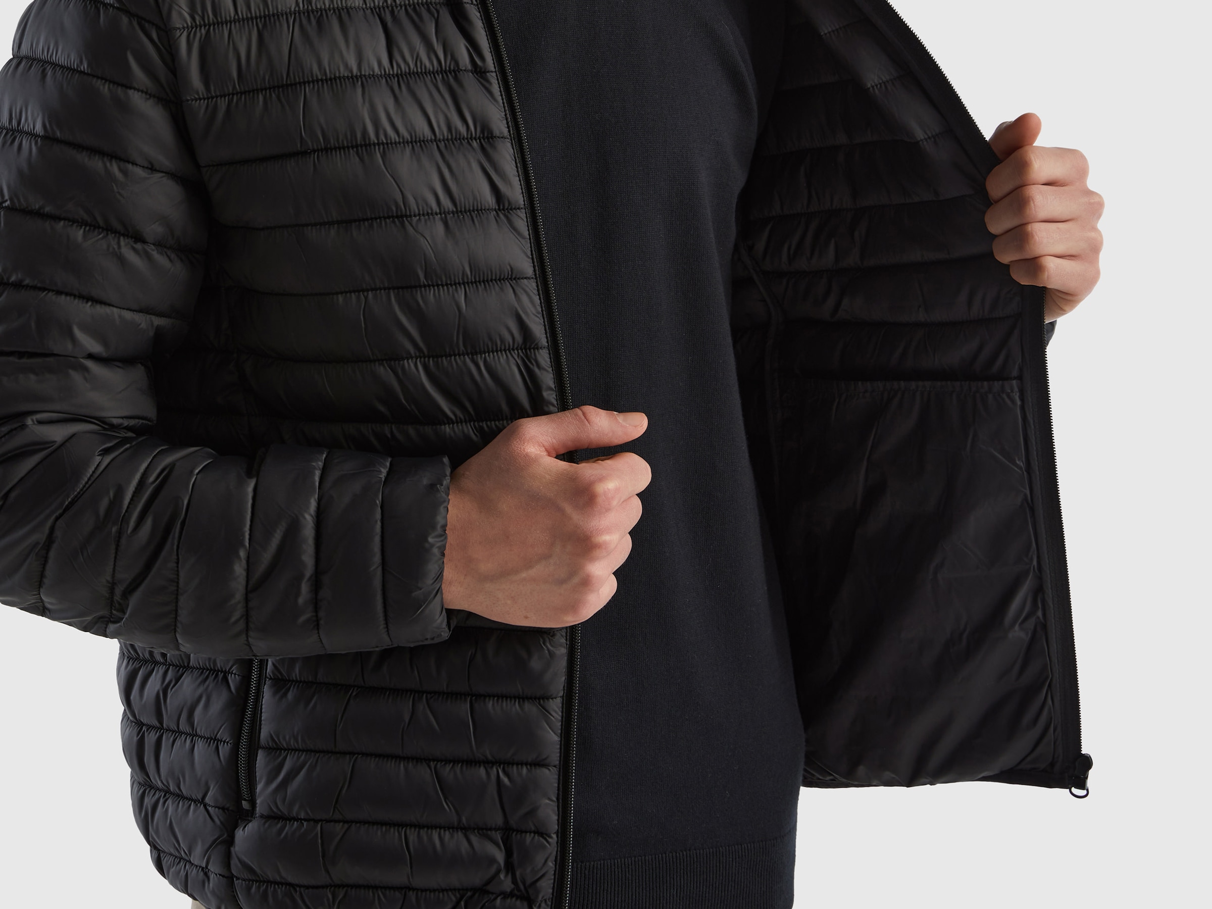 United Colors of Benetton Steppjacke, mit Reißverschlusstaschen