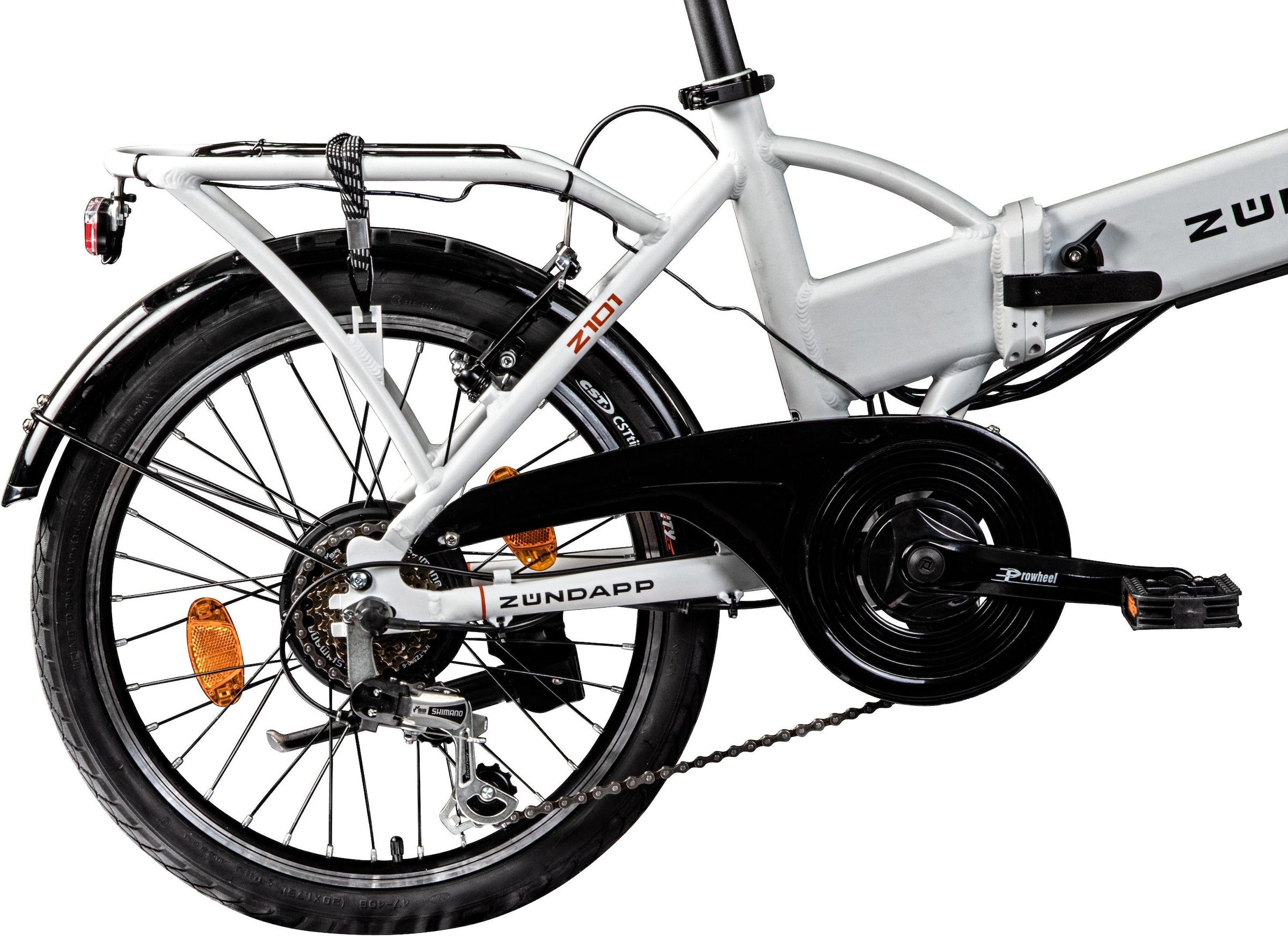 Zündapp »Z101« 6 Gang Shimano Tourney Schaltwerk Kettenschaltung Heckmotor 250 W Pedelec, Elektrofahrrad für Damen u. Herren