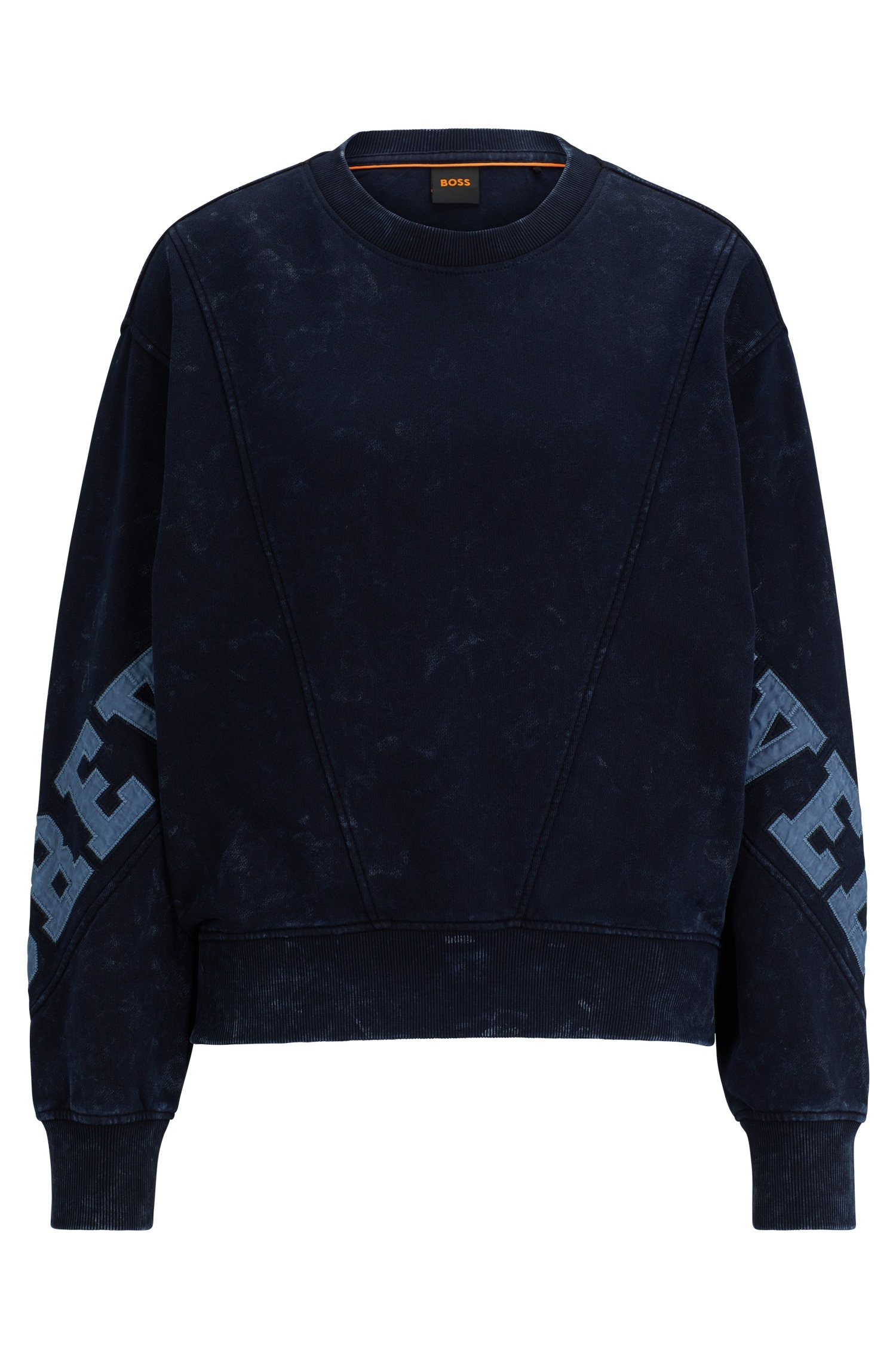 BOSS ORANGE Sweatshirt »Eprep Premium Damenmode«, mit Schriftverzierung auf den Ärmeln