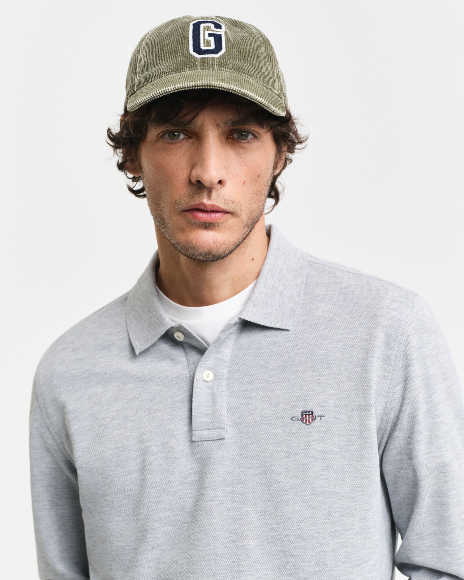 Gant Poloshirt »REG SHIELD LS PIQUE RUGGER«, mit Logotickerei auf der Brust