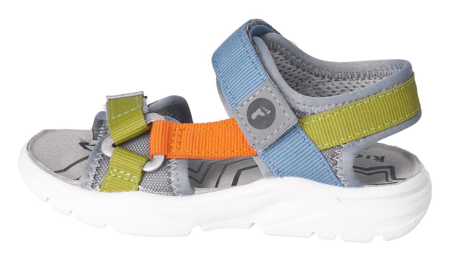 Ricosta Sandale »Fernando WMS: mittel«  , Klettsandale im Retro-Look , Größenschablone zum Download