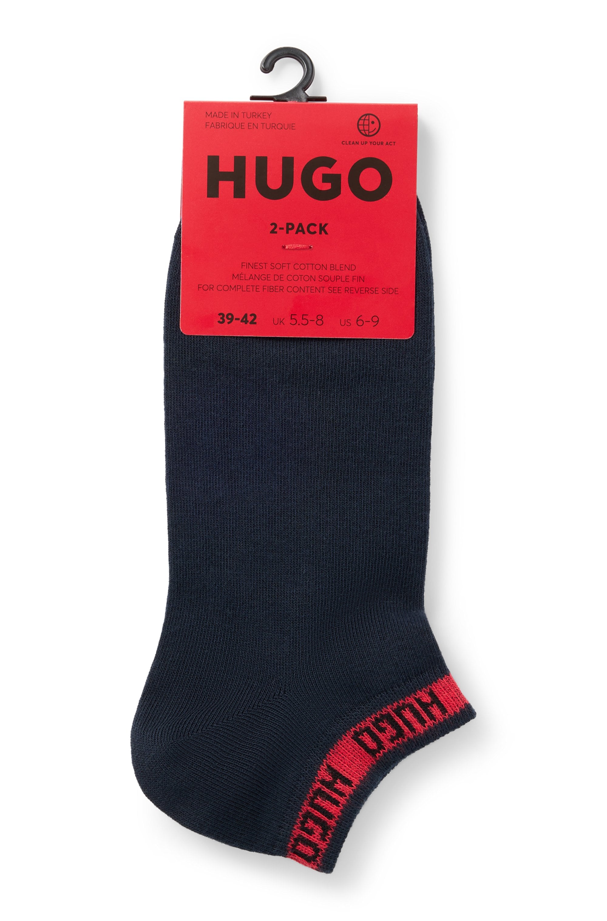 HUGO Underwear Freizeitsocken »2P AS TAPE CC« Packung,  mit Logo