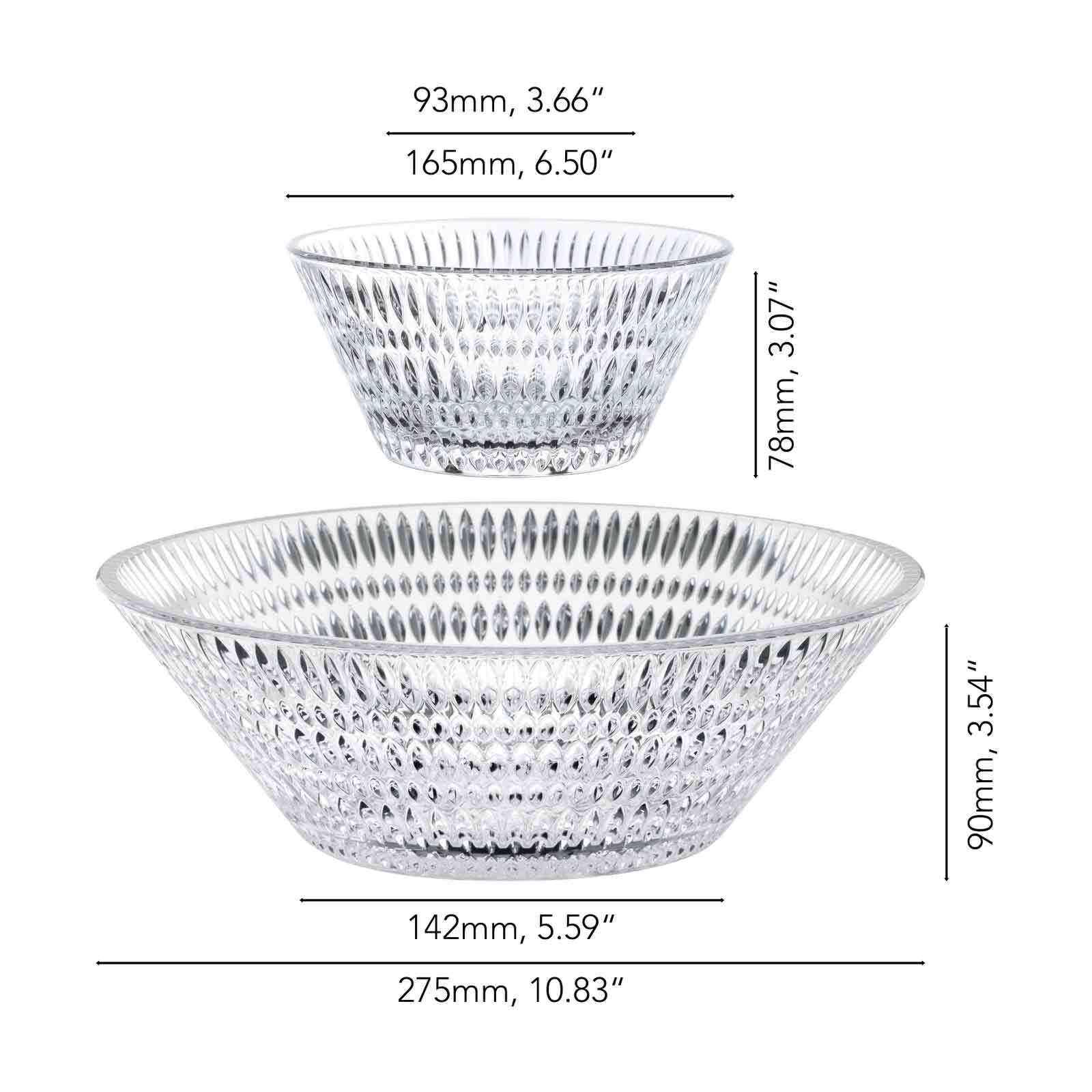 Nachtmann Schale »Schalen-Set Ethno 3er Set transparent«