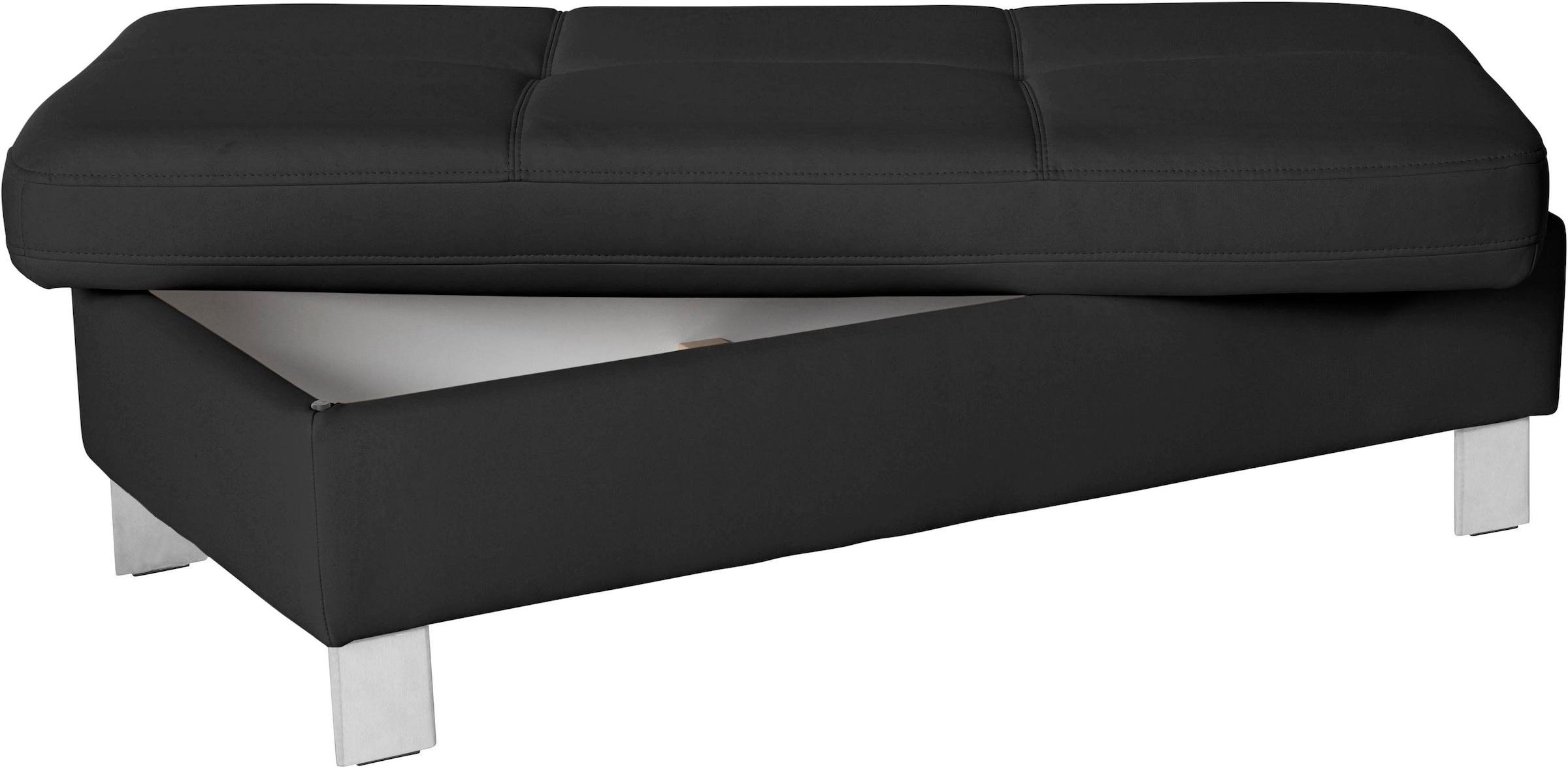 exxpo - sofa fashion Hocker »Fiji Bankhocker mit Staufach unter der Sitzfläche« elegant modern mit toller Detailverarbeitung