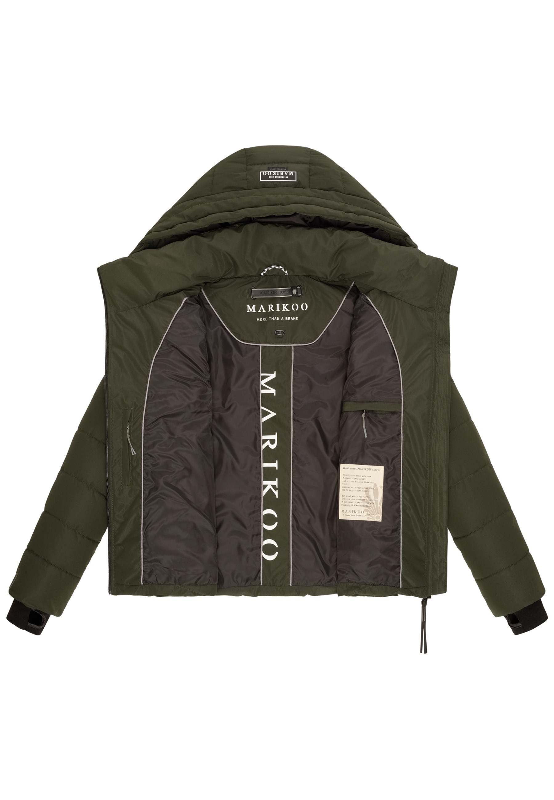 Marikoo Winterjacke »Marikoo Samuiaa Damen Steppjacke B986«
