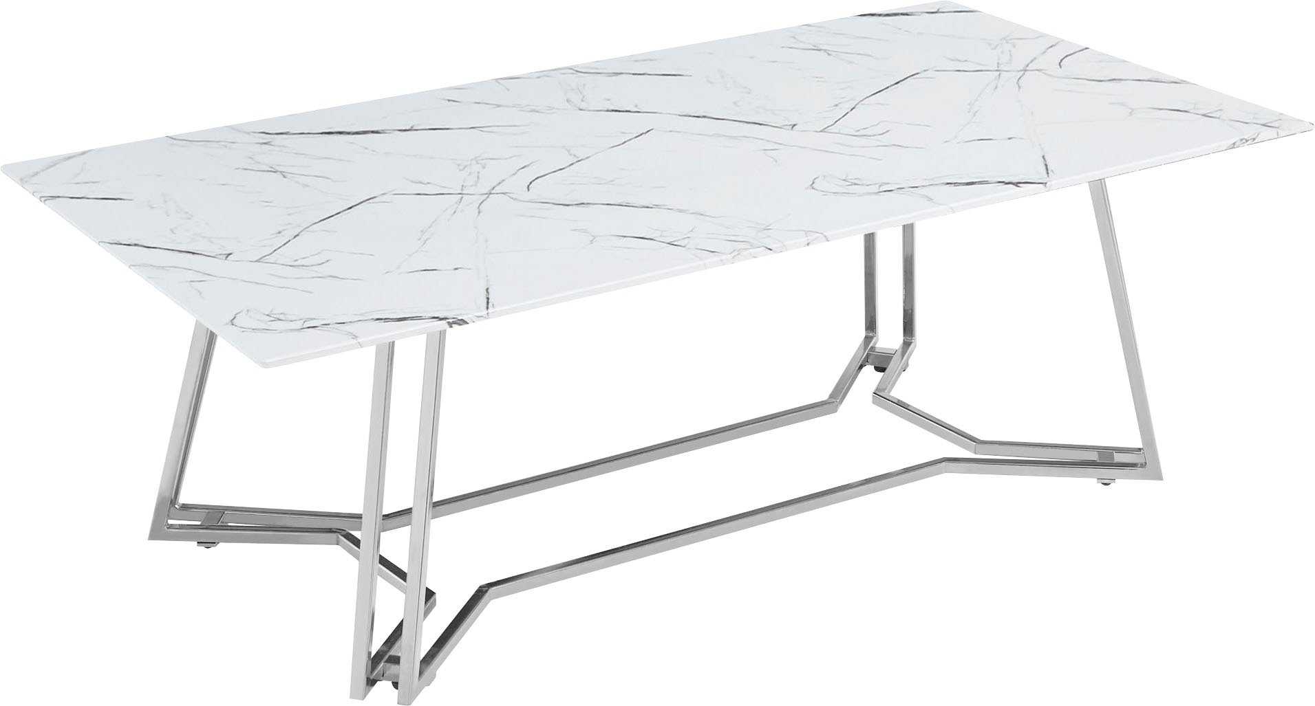 SalesFever Couchtisch, Tischplatte im Marmor-Design auf Rechnung kaufen