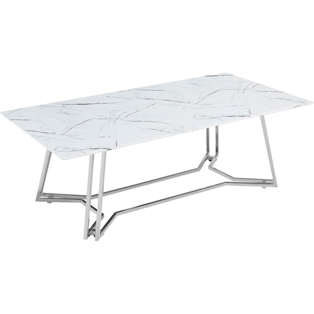 SalesFever Couchtisch, Tischplatte im Marmor-Design auf Rechnung kaufen