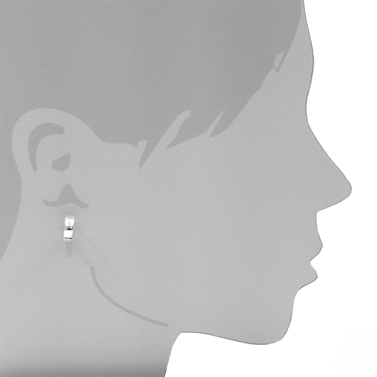 OSTSEE-SCHMUCK Klappcreolen »- Babsi 14.40 - Silber 925/000 -,«