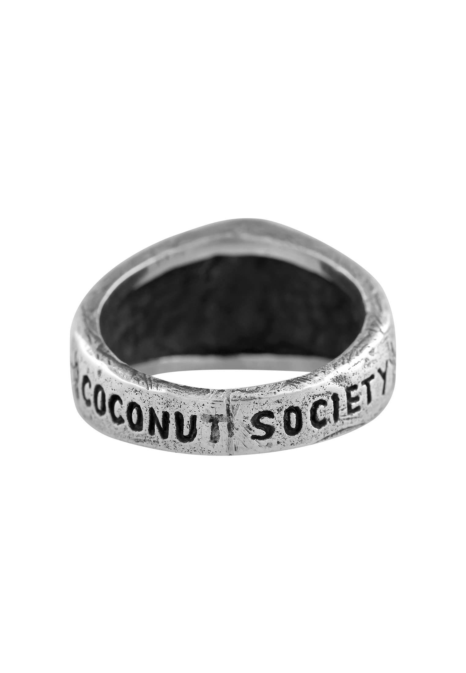 HAZE & GLORY Siegelring »Ring Herren Siegelring - Coconut Society 925 Silber«