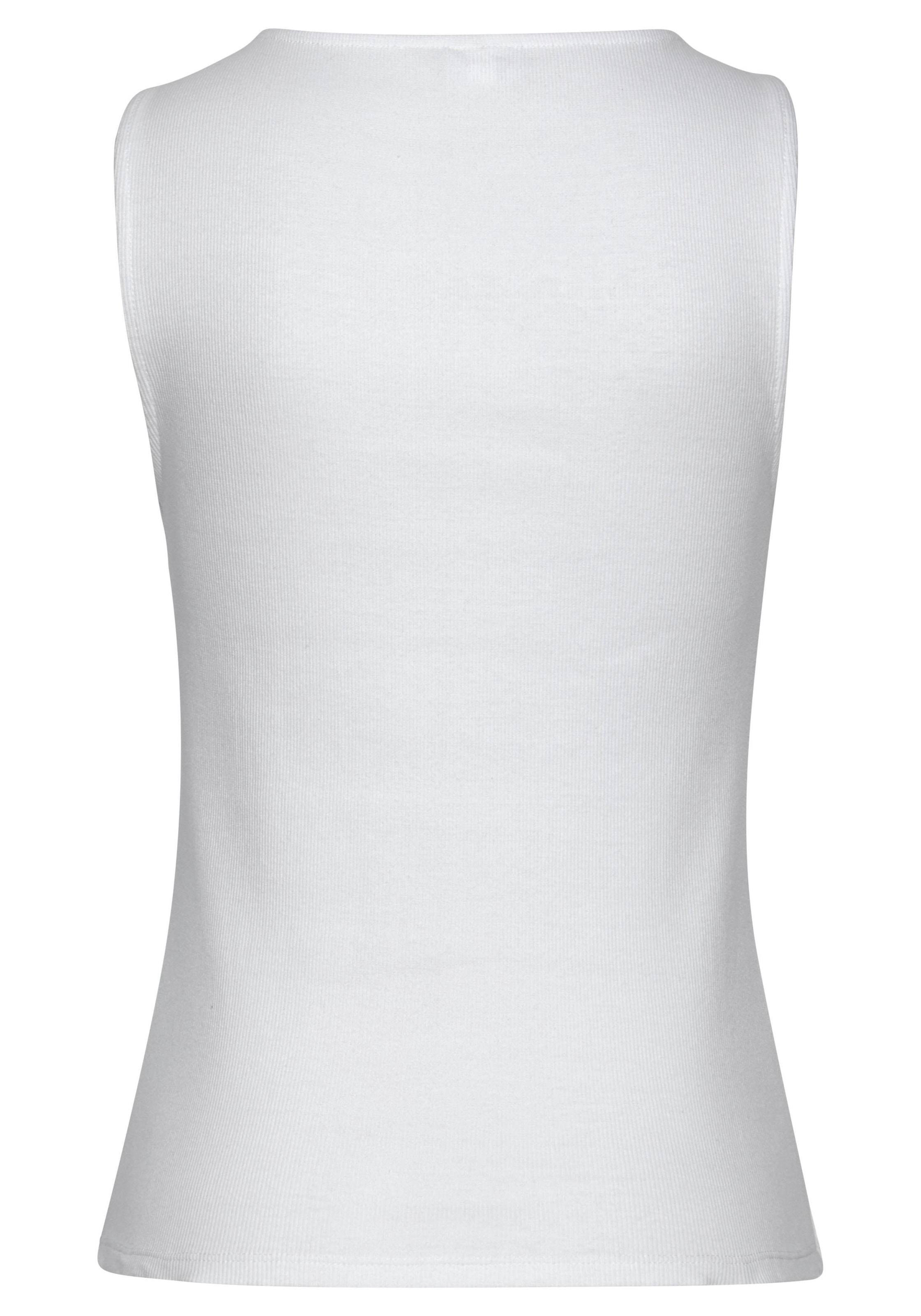 Buffalo Tanktop, (Packung, 2er-Pack), aus weicher Rippware