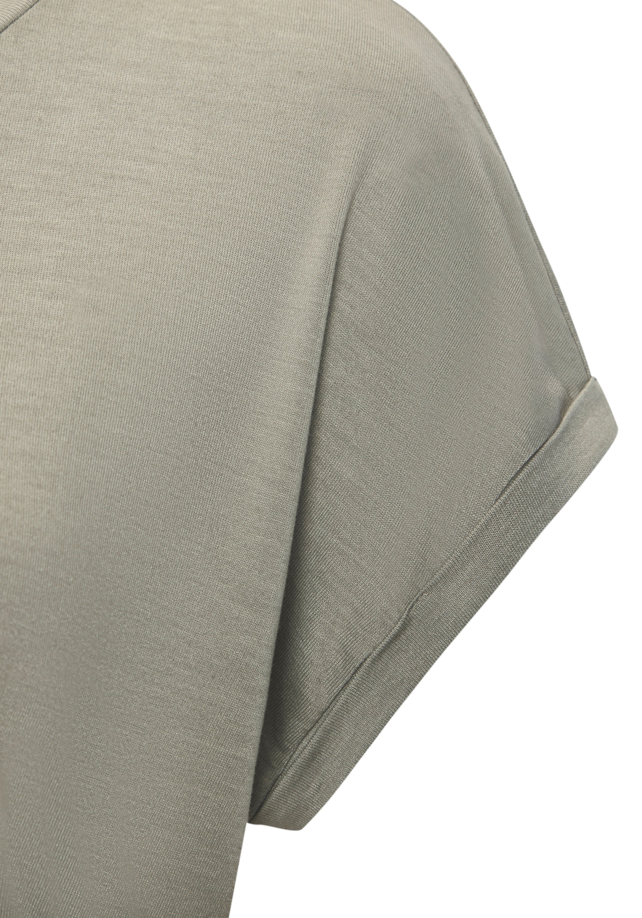 Vivance Kurzarmshirt »mit schimmerndem Blumenprint«, aus elastischer Viskose-Qualität