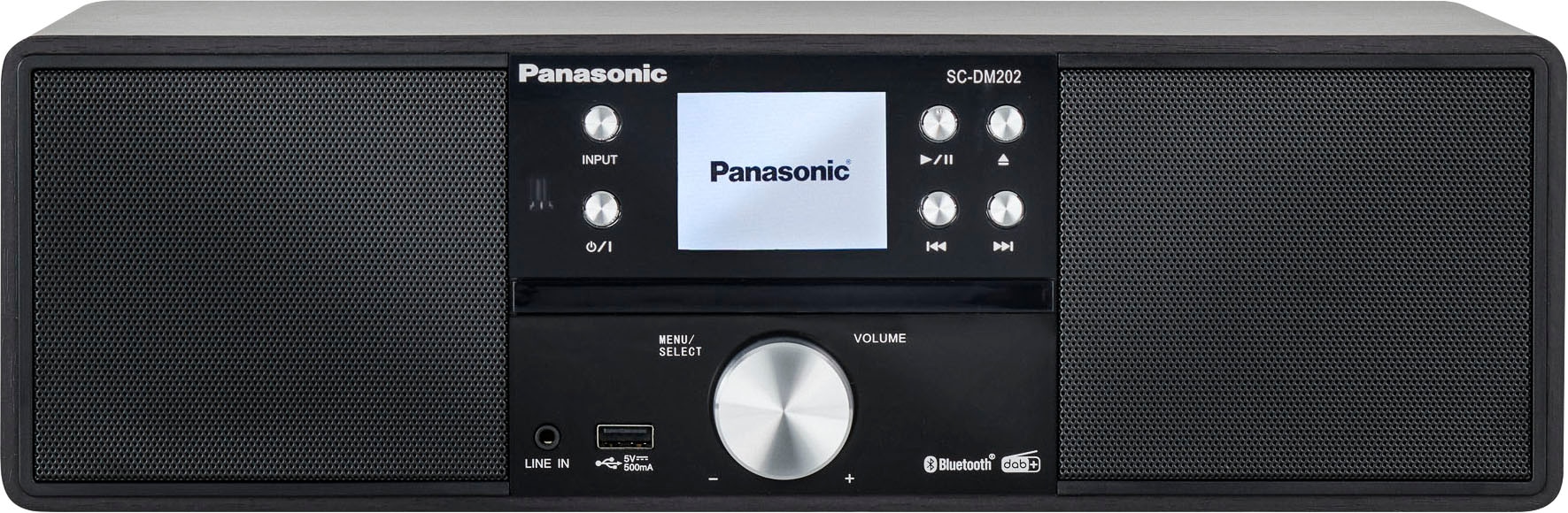 3 Stereoanlage ➥ »DM202«, Jahre | UNIVERSAL mit XXL RDS- W) Panasonic 24 Garantie FM-Tuner Digitalradio (DAB+)-UKW (Bluetooth