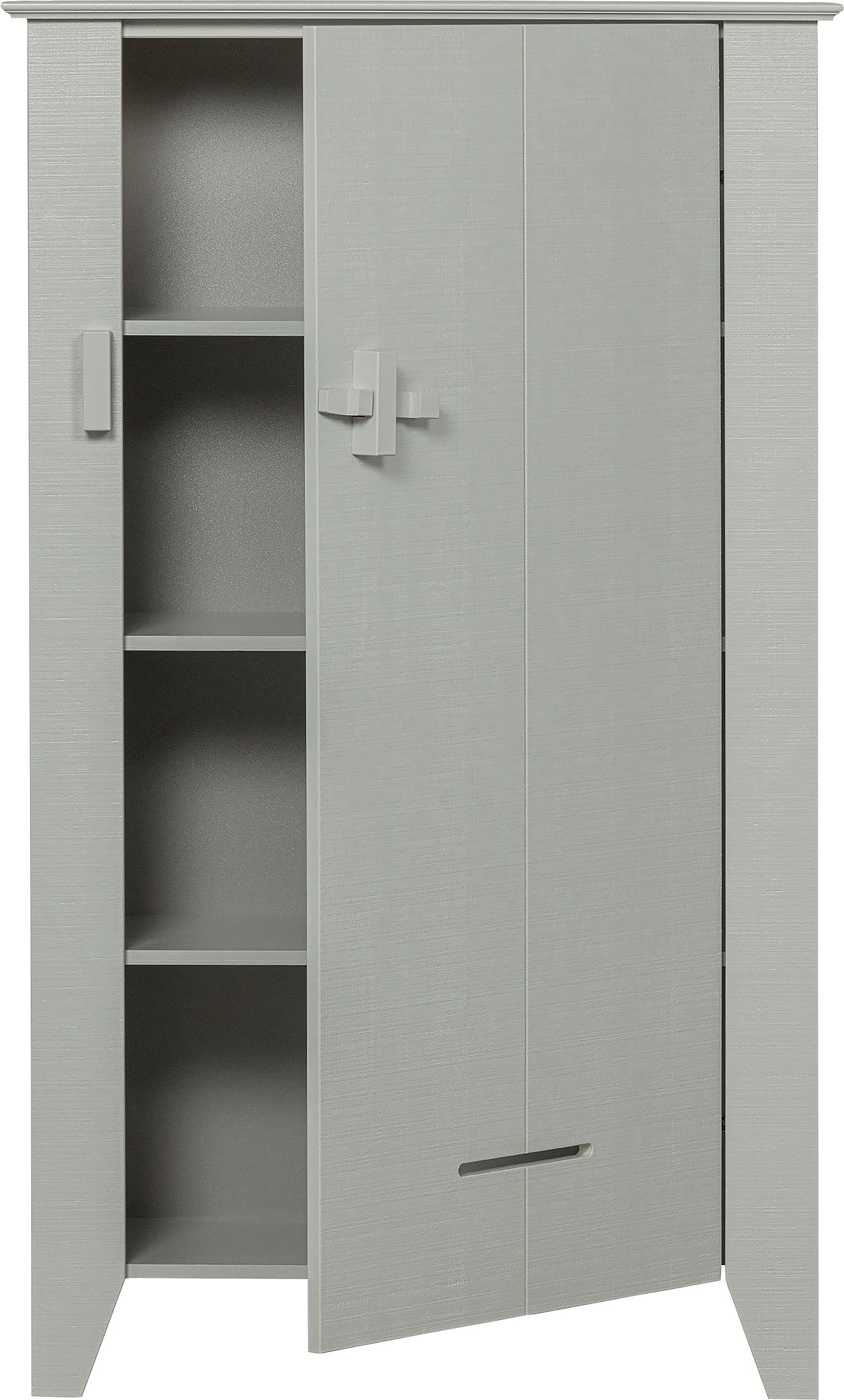 WOOOD Stauraumschrank »Gijs«, Bauernschrank mit Griff, H 142 cm x B 85 cm