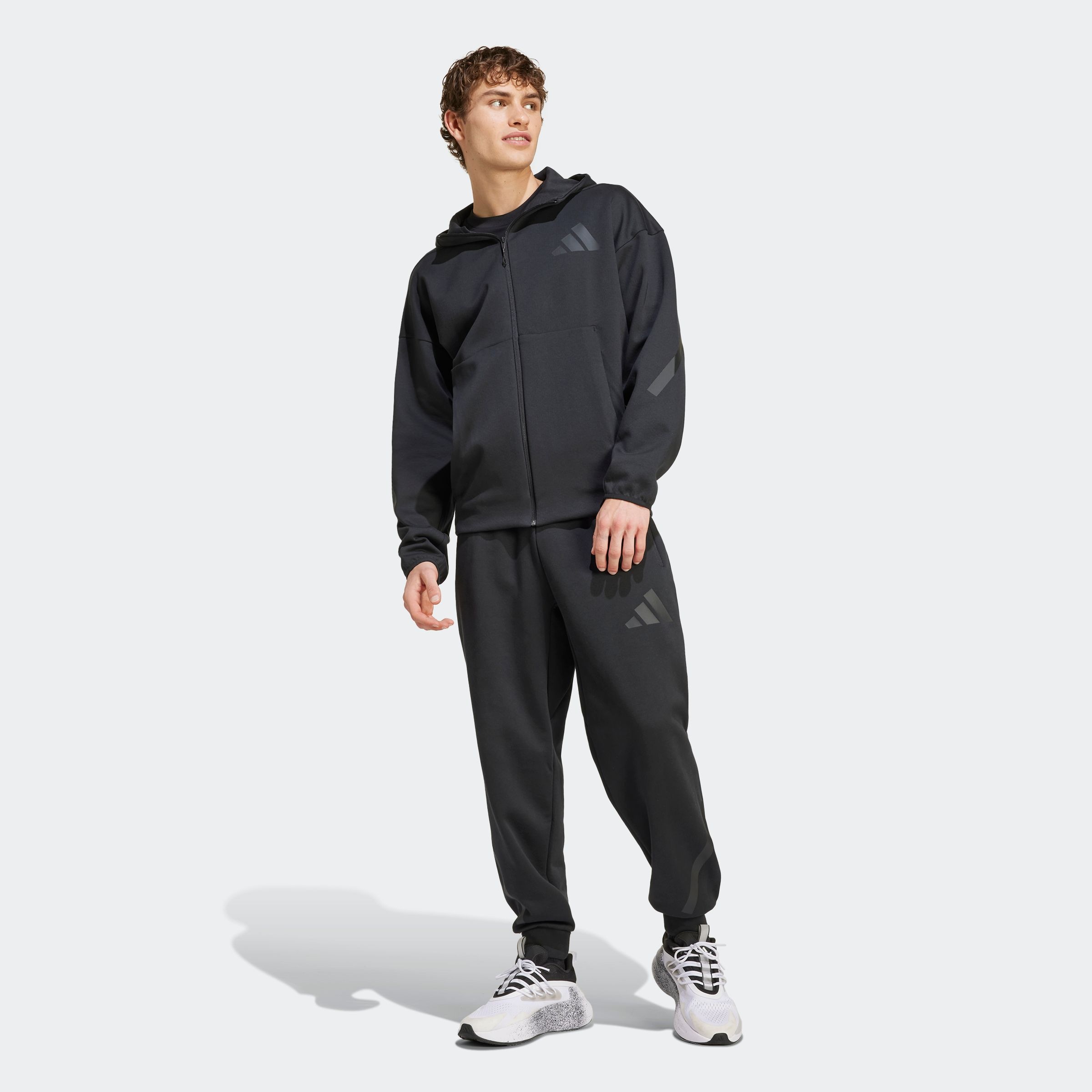 adidas Sportswear Kapuzensweatshirt »NEW ADIDAS Z.N.E. ZIP-HOODIE«, für sportliche Aktivitäten, aus Polyester und Baumwolle
