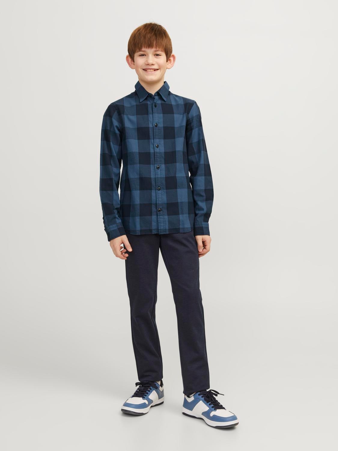 Jack & Jones Junior Karohemd »JJEGINGHAM TWILL SHIRT L/S NOOS JNR«