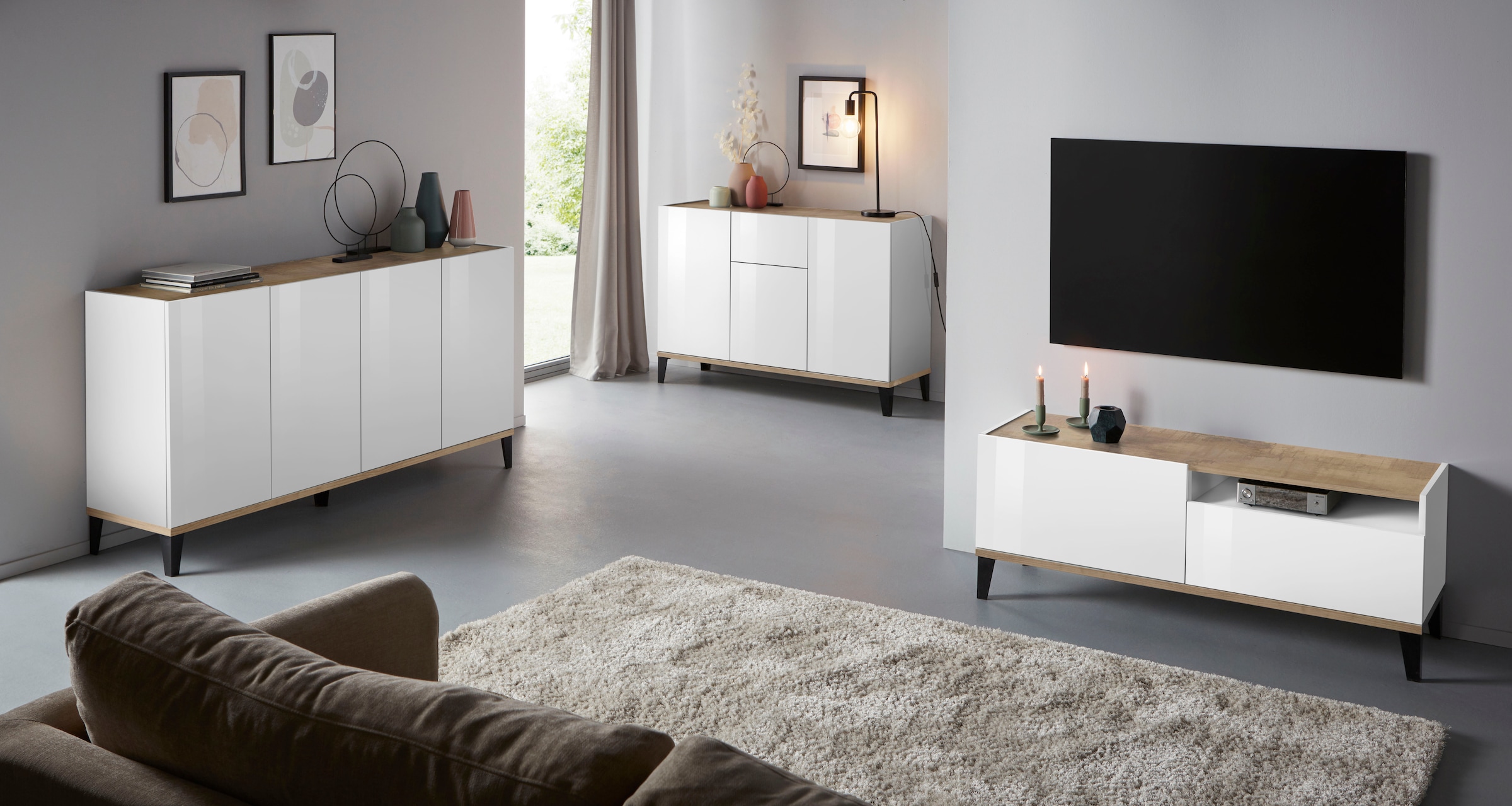 INOSIGN Lowboard »SunriseTV-Board, TV-Schrank«, Breite 120 cm