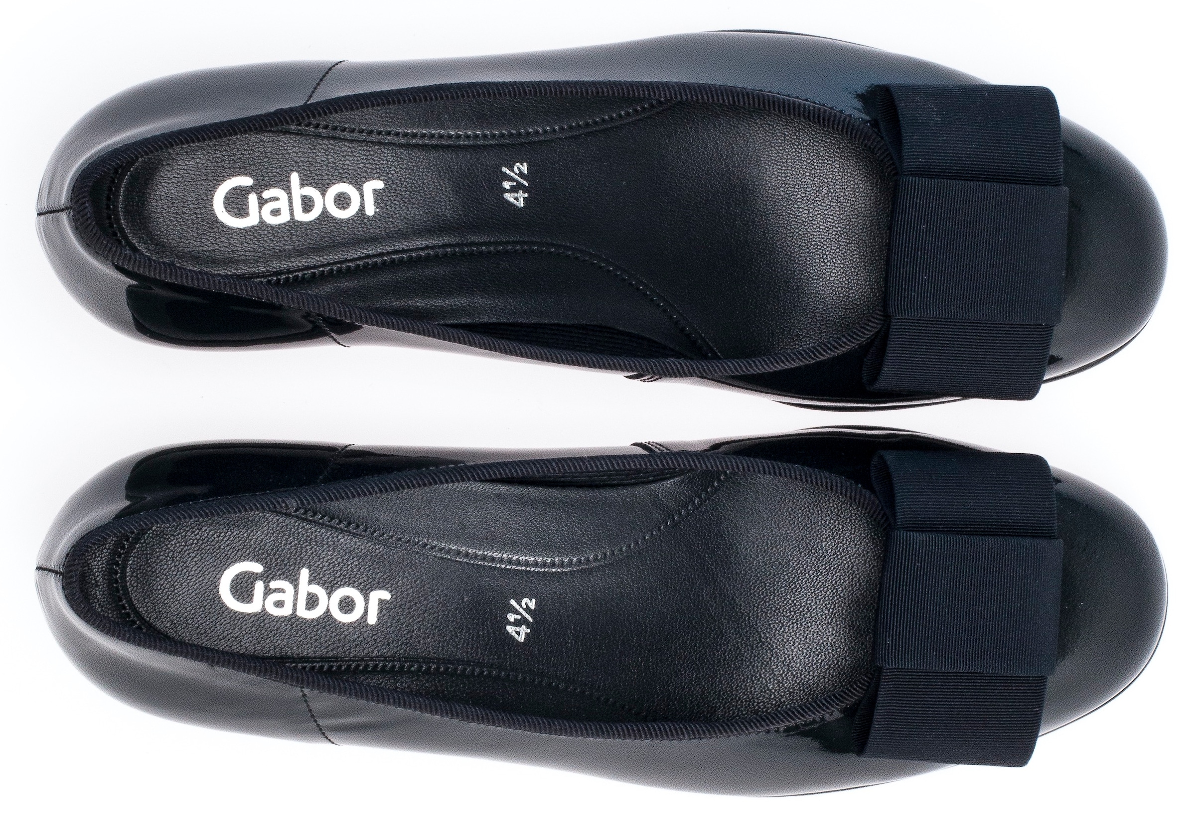 Gabor Ballerina, Flats, Kitten Heel, Festliche Schuhe mit dekorativer Schleife