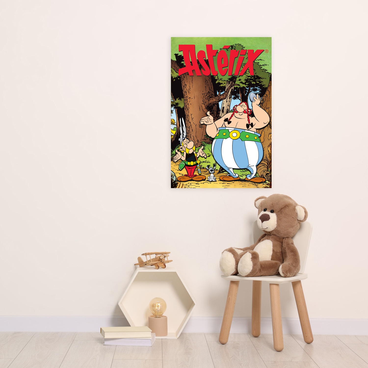 LuckyLinde Leinwandbild »Asterix, Obelix und Idefix III«, Cartoon-Comic-Fantasy-Figuren-Film-Filmfiguren, (1 St.), Canvasbild Wanddeko Bild zum Film "Kampf der Häuptlinge"