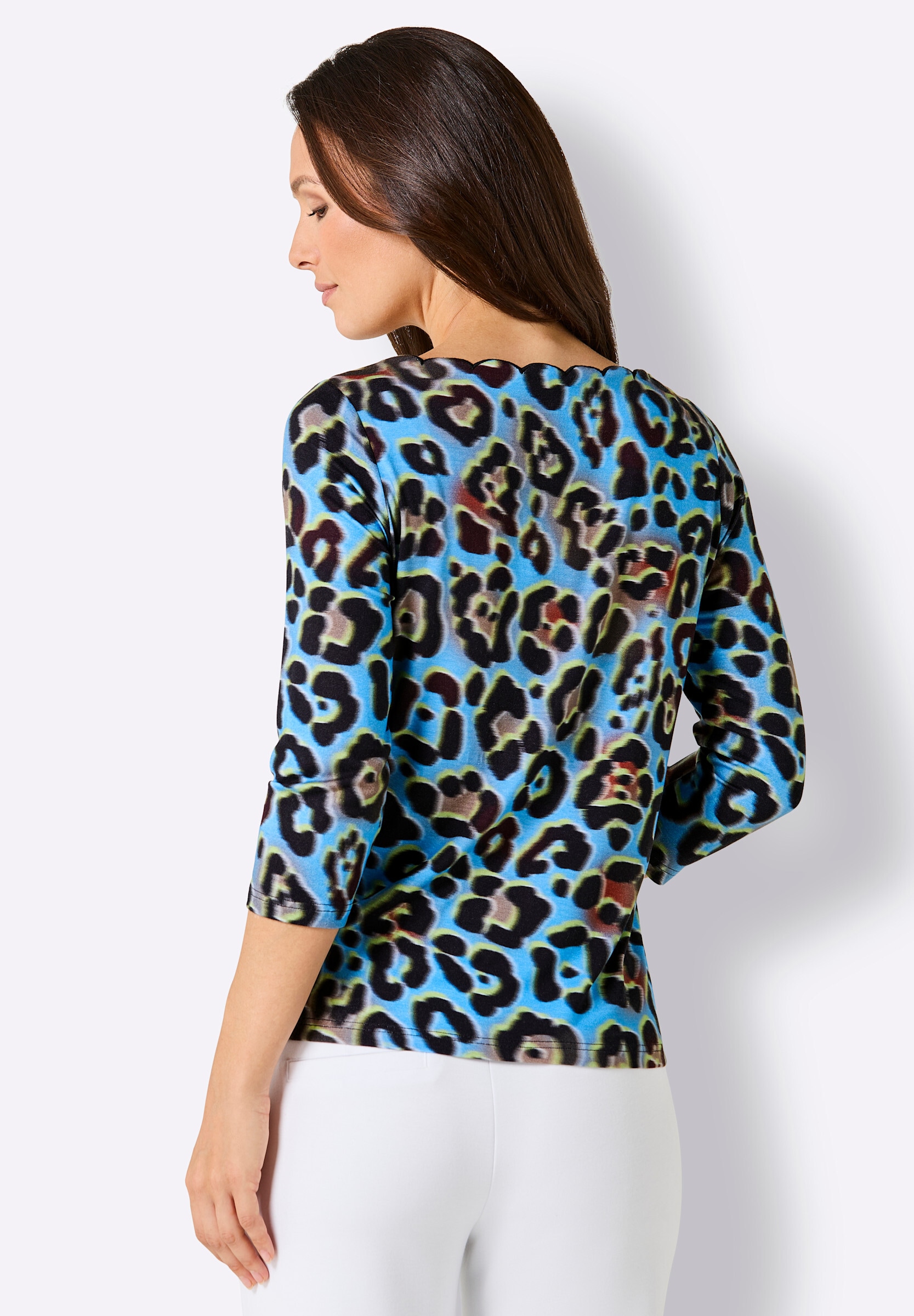creation L T-Shirt »Lyocell-Shirt 3/4-Arm-Shirt im exklusiven Digitalprint«