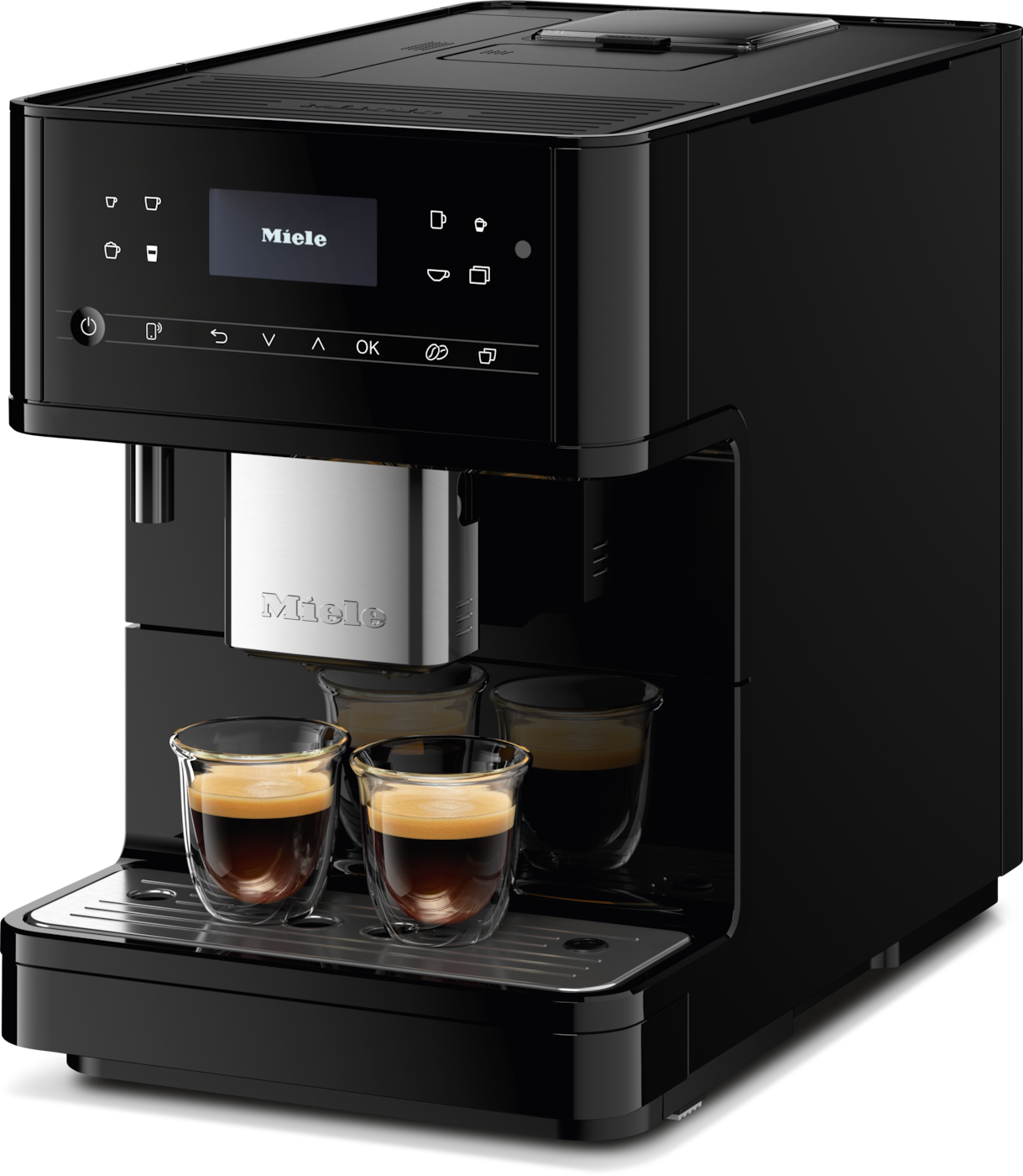 Miele Kaffeevollautomat »CM6160 MilkPerfection Obsidianschwarz«