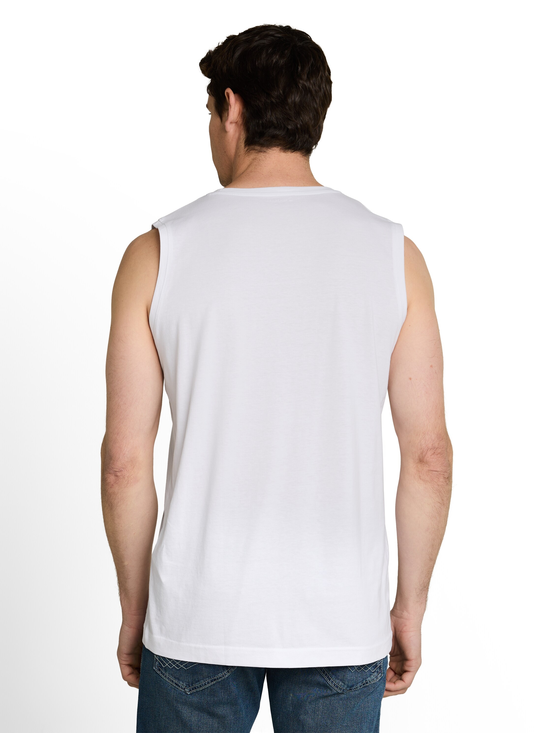 TOM TAILOR Rundhalsshirt 2 2er Pack Shirts mit Rundhals und ohne Ärmel