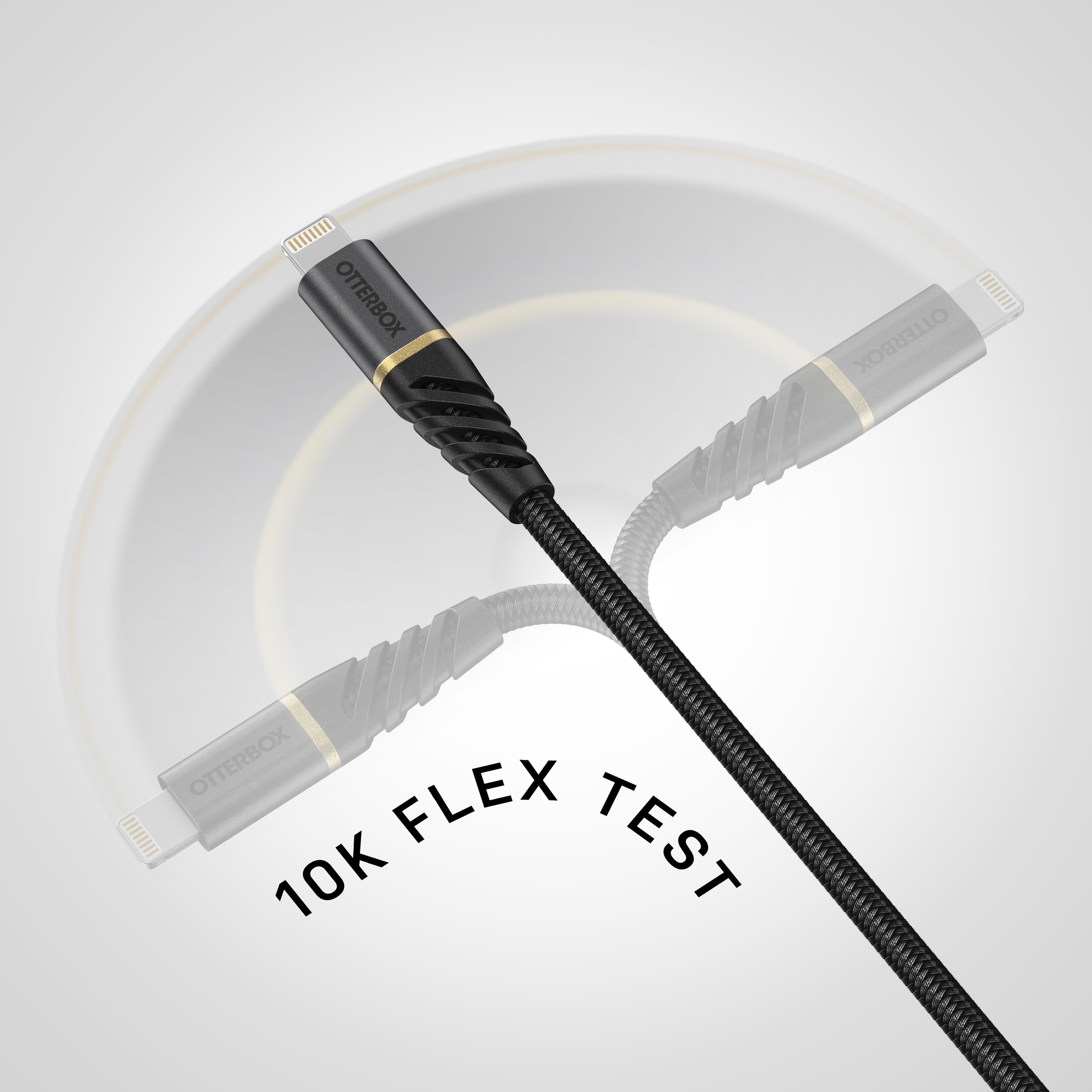 Otterbox USB-Kabel »verstärktes, umflochtendes Premium USB-C Kabel«, USB Typ C-USB Typ C, 200 cm, Ladekabel für Smartphone und Tablet, Ultra-Robust und flexibel, 2m