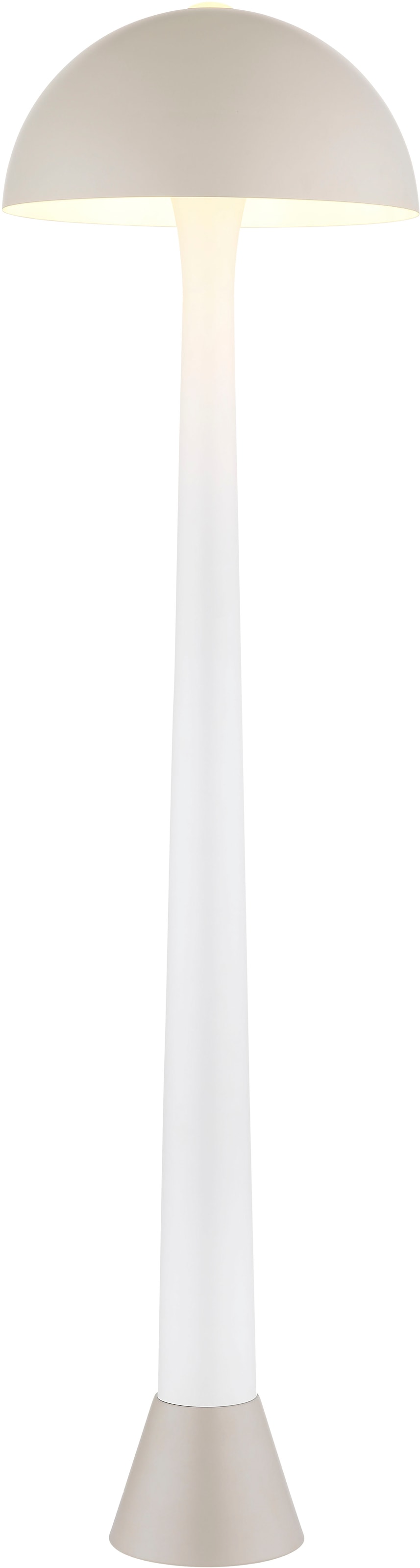 GLOBO LIGHTING Stehlampe »MERLIN« E27 1 Stk. warmweiß - kaltweiß Stehlampe mit Pilzschirm