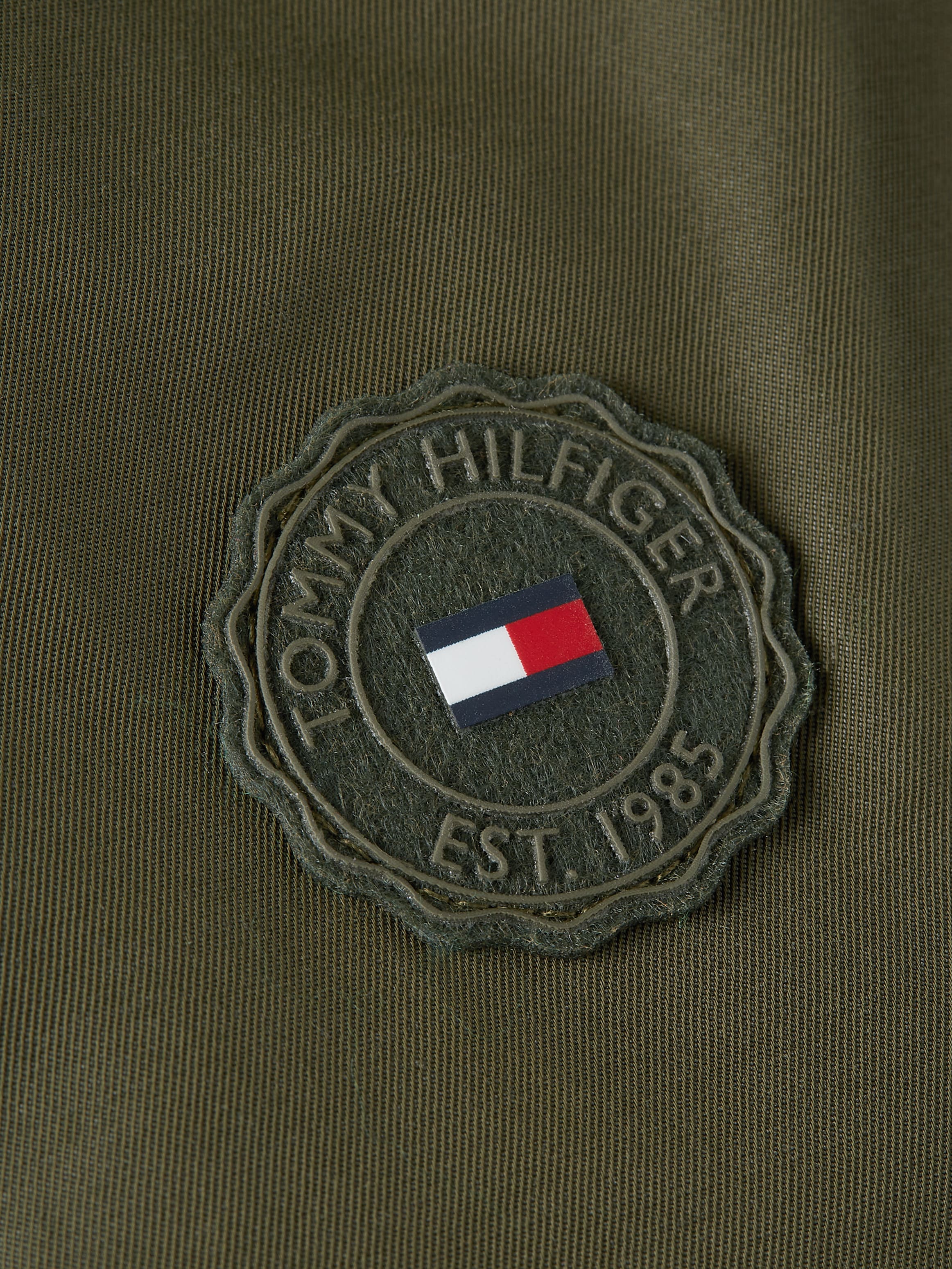 Tommy Hilfiger Parka, mit Kapuze, mit Logoprägung