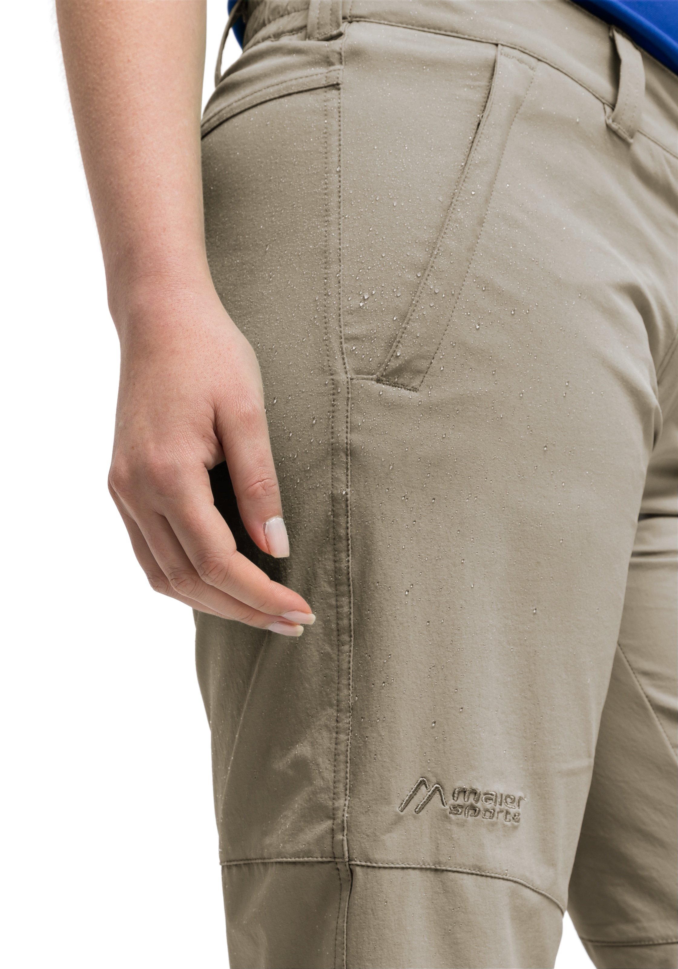 Maier Sports Funktionsshorts »Lawa«, Damen Shorts, kurze Wanderhose, Outdoorhose mit 2 Taschen, Regular Fit