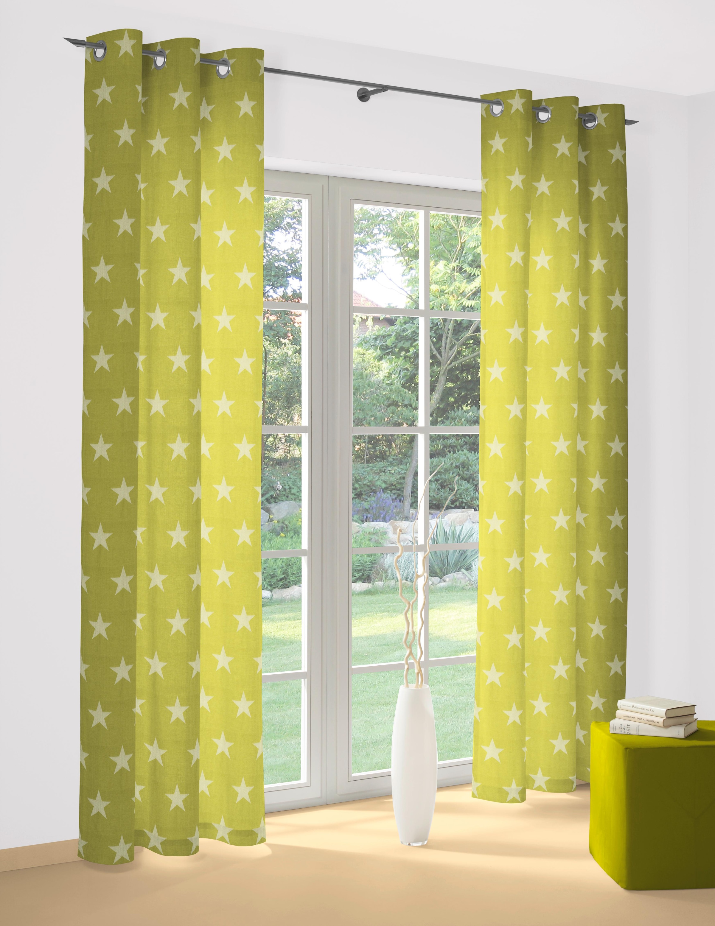 Wirth Vorhang »FELINO« Ösen 1 Stk. tlg.