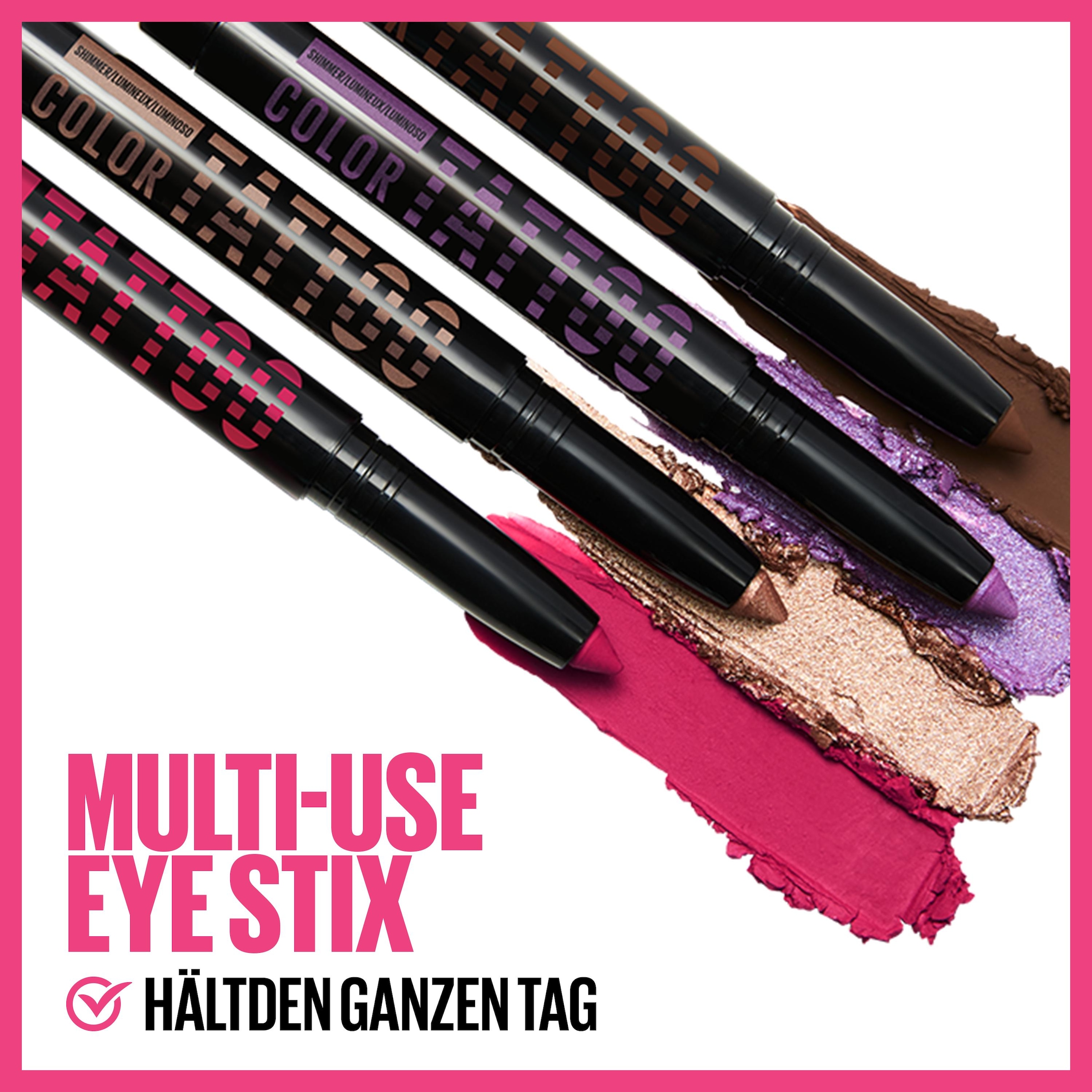 MAYBELLINE NEW YORK Lidschatten »COLOR TATTOO 24H EYE STIX« All-in-One-Lidschatten, Eyeliner und Primer