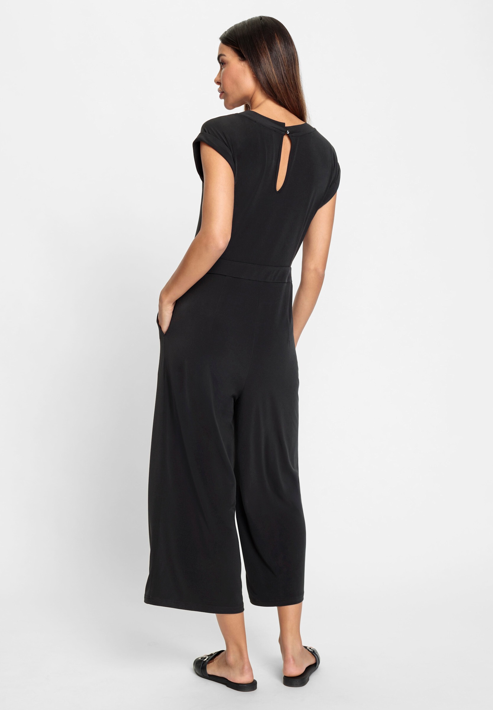 heine Jumpsuit »Jumpsuit Jumpsuit mit Taillennaht in Gürtel-Optik«