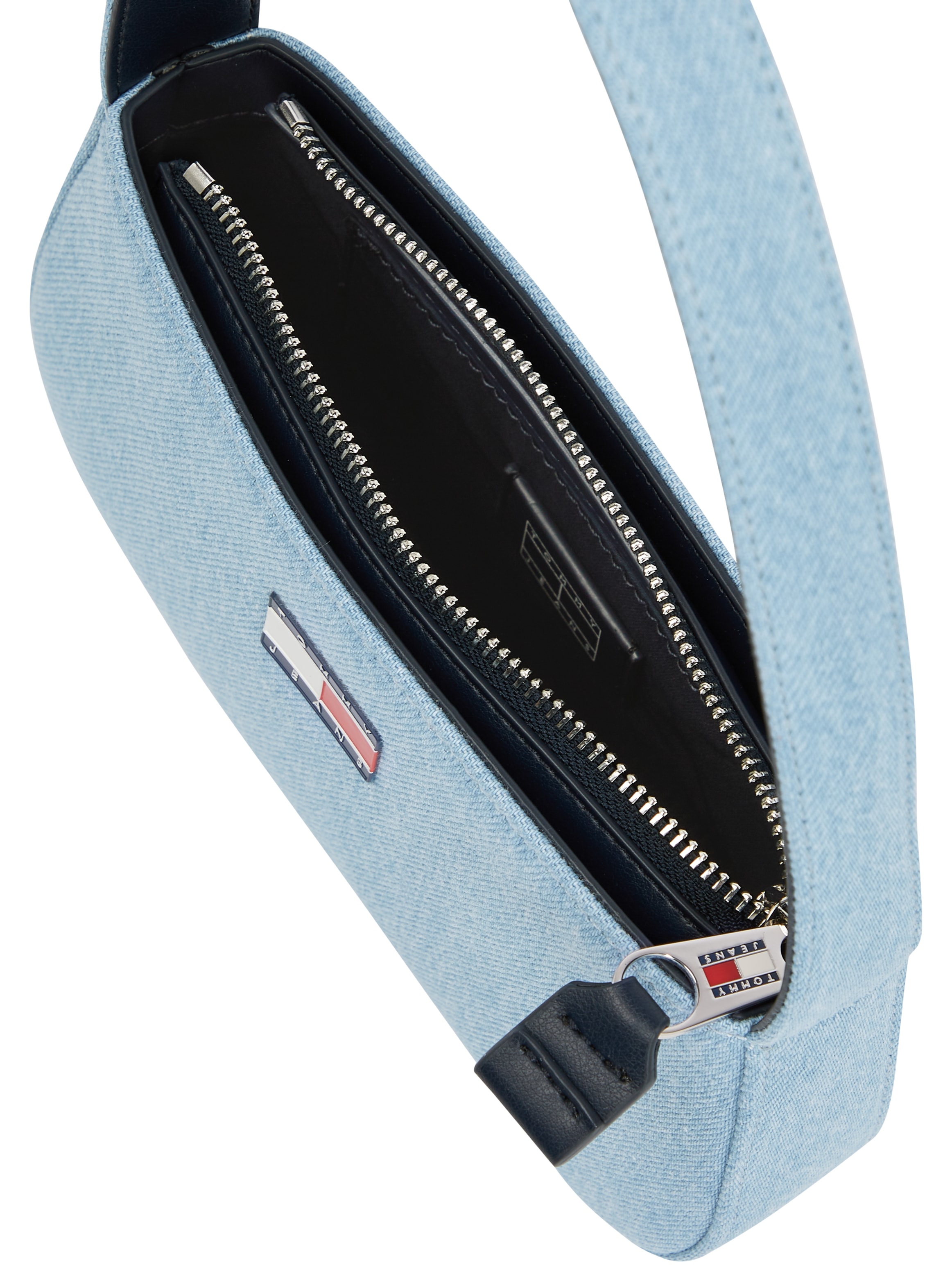 Tommy Jeans Umhängetasche »TJW ESS MUST SHOULDER BAG DENIM«, Damen Henkeltasche, Schultertasche, Mini Bag im Jeanslook
