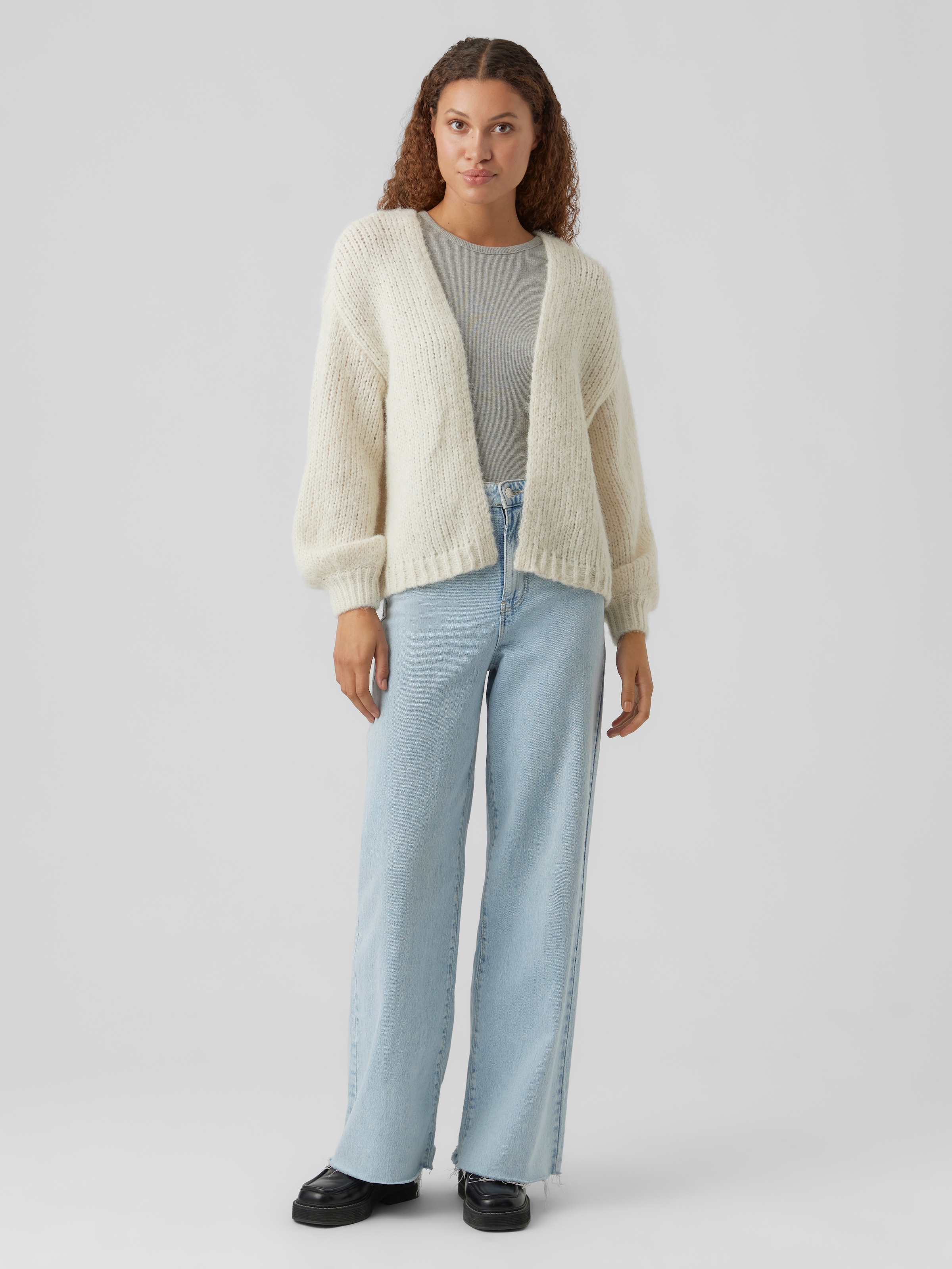 Vero Moda Strickjacke »VMMAYBE LS OPEN CARDIGAN GA REP«