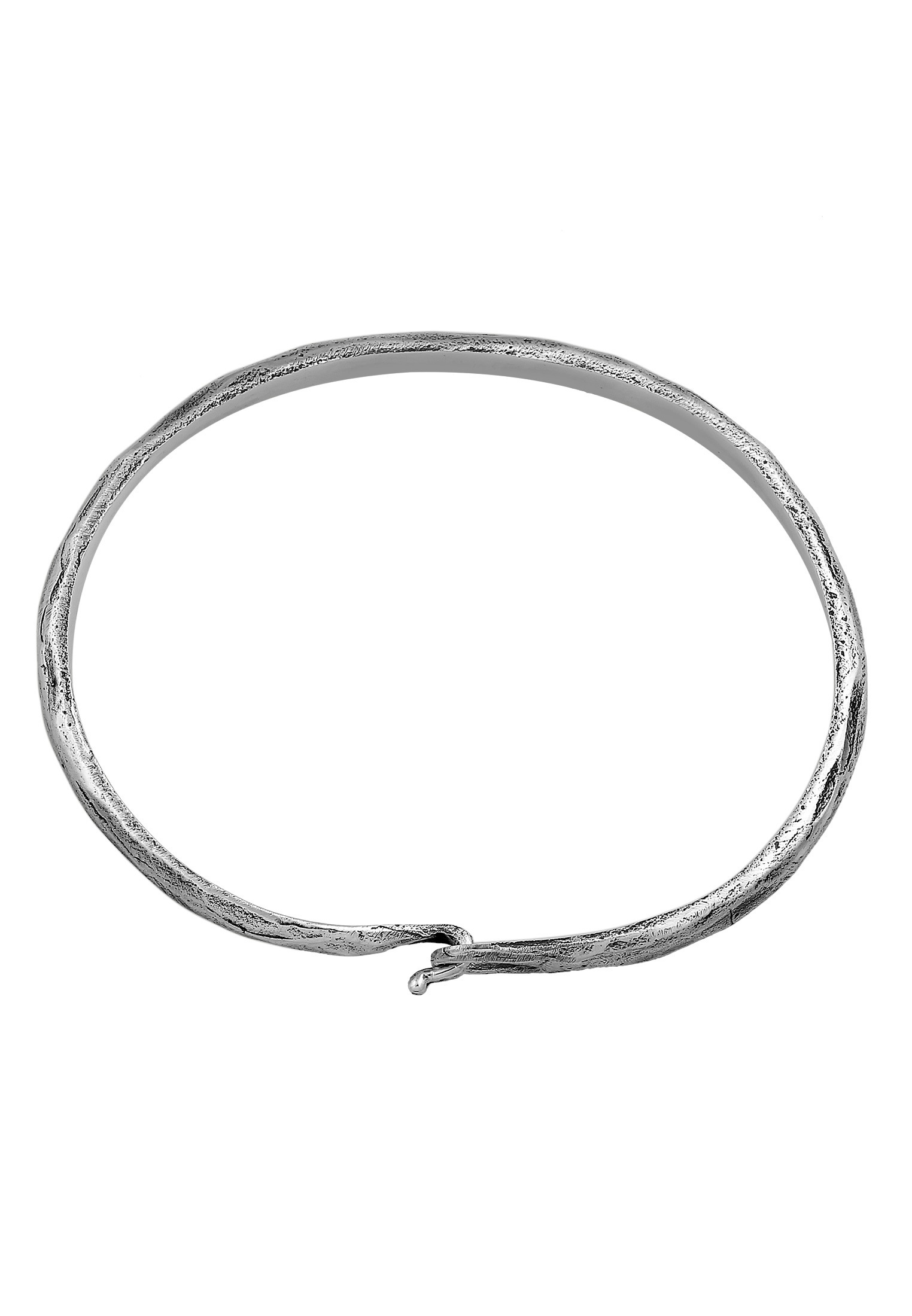 HAZE & GLORY Armreif »Armband Herren Armreif Hook Big gehämmert 925 Silber«