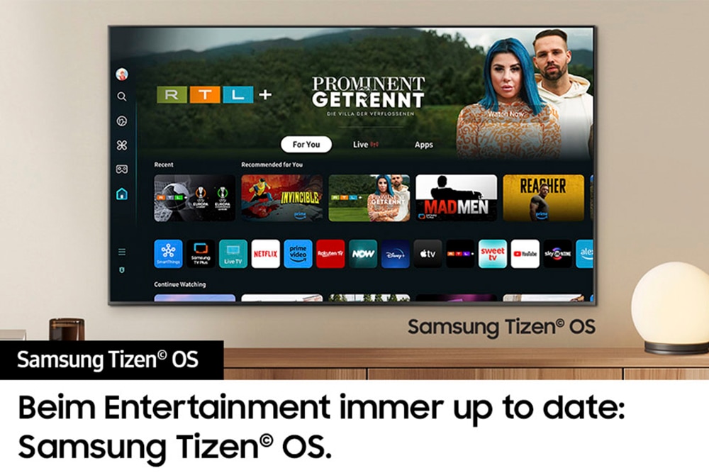 Samsung QLED Mini LED-Fernseher »GQ65QN85DBT«, 4K Ultra HD, Smart-TV, Neural Quantum 4K AI Gen2 Prozessor, Gaming Hub, bis zu 120Hz