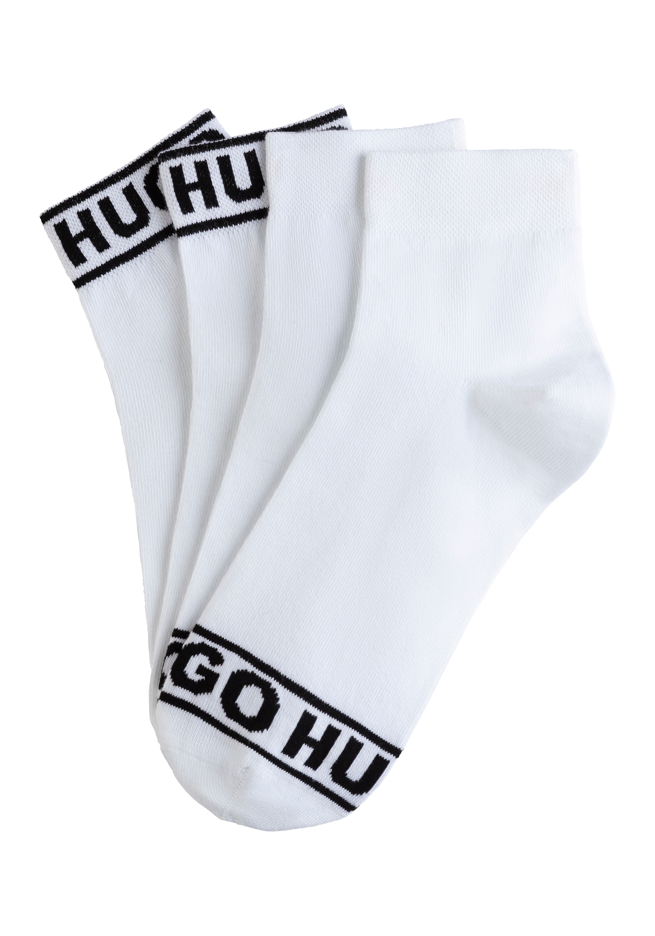 HUGO Lange Socken Logo 50469291 Weiß