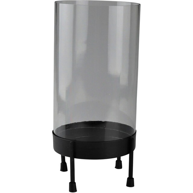 AM Design Windlicht, (1 St.), Stumpenkerzenhalter aus Eisen und Glas bequem  bestellen