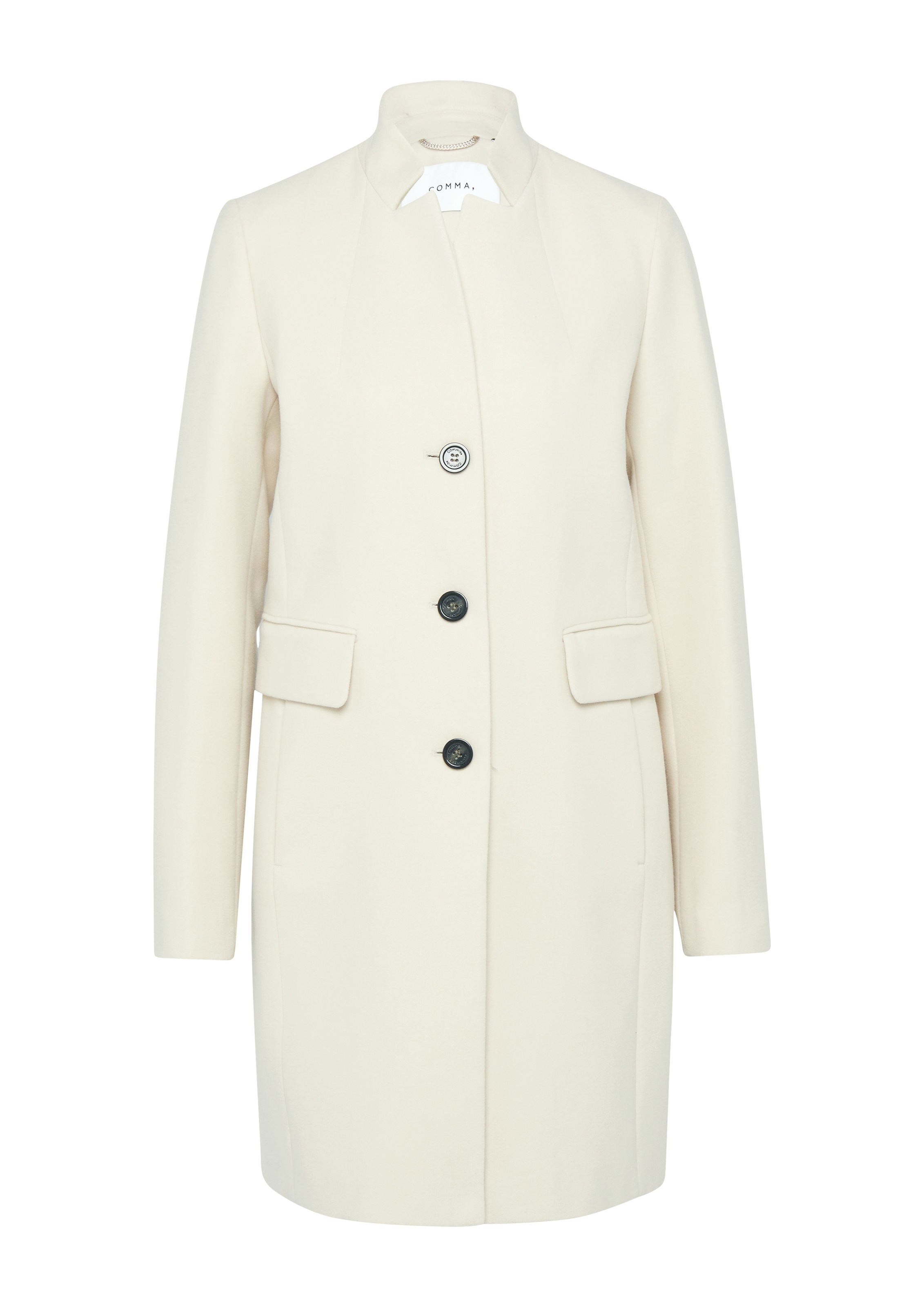 Comma Langmantel mit Reverskragen