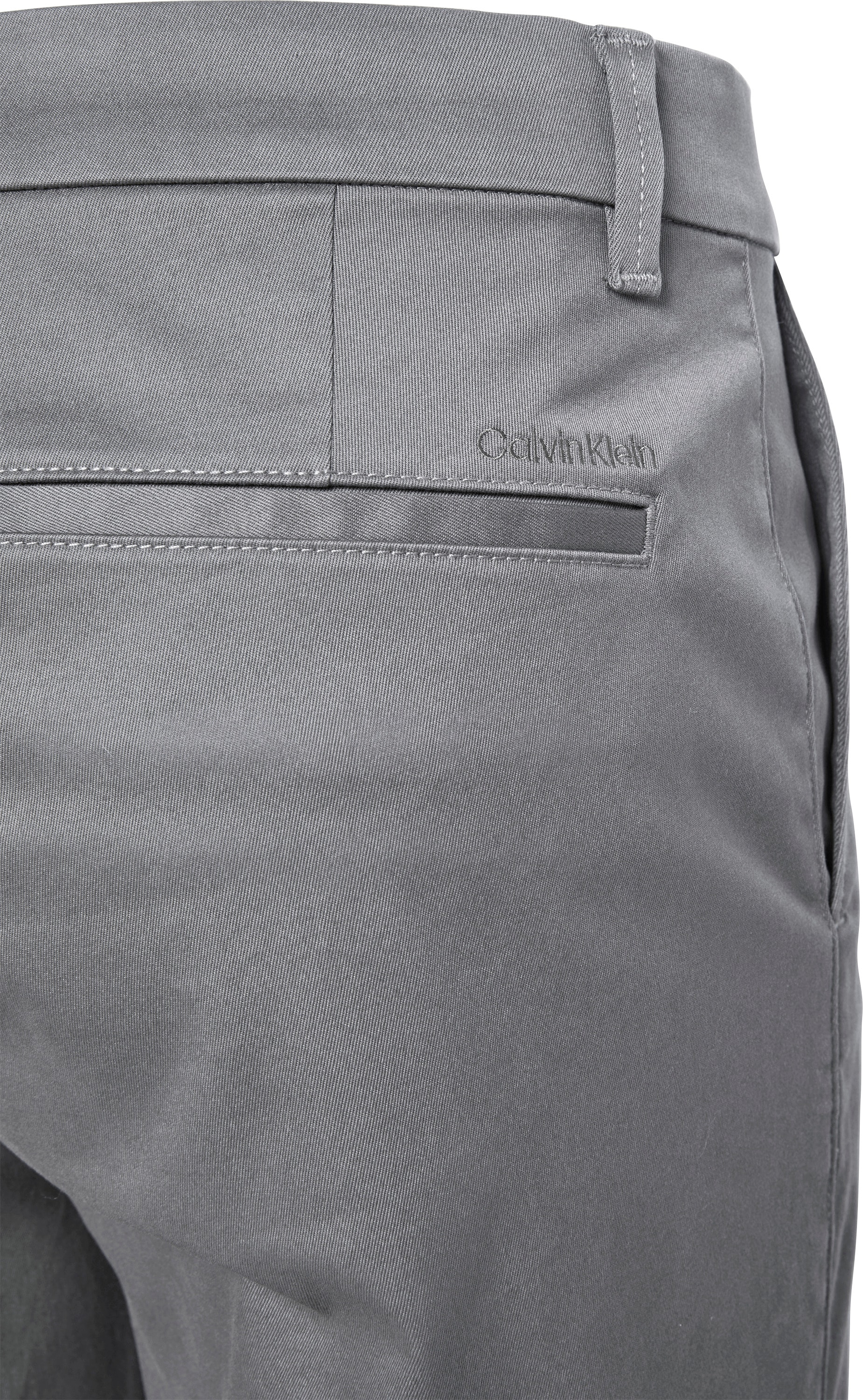 Calvin Klein Stoffhose »SLM CTTN STRTCH CHN«, Mit Gürtelschlaufen
