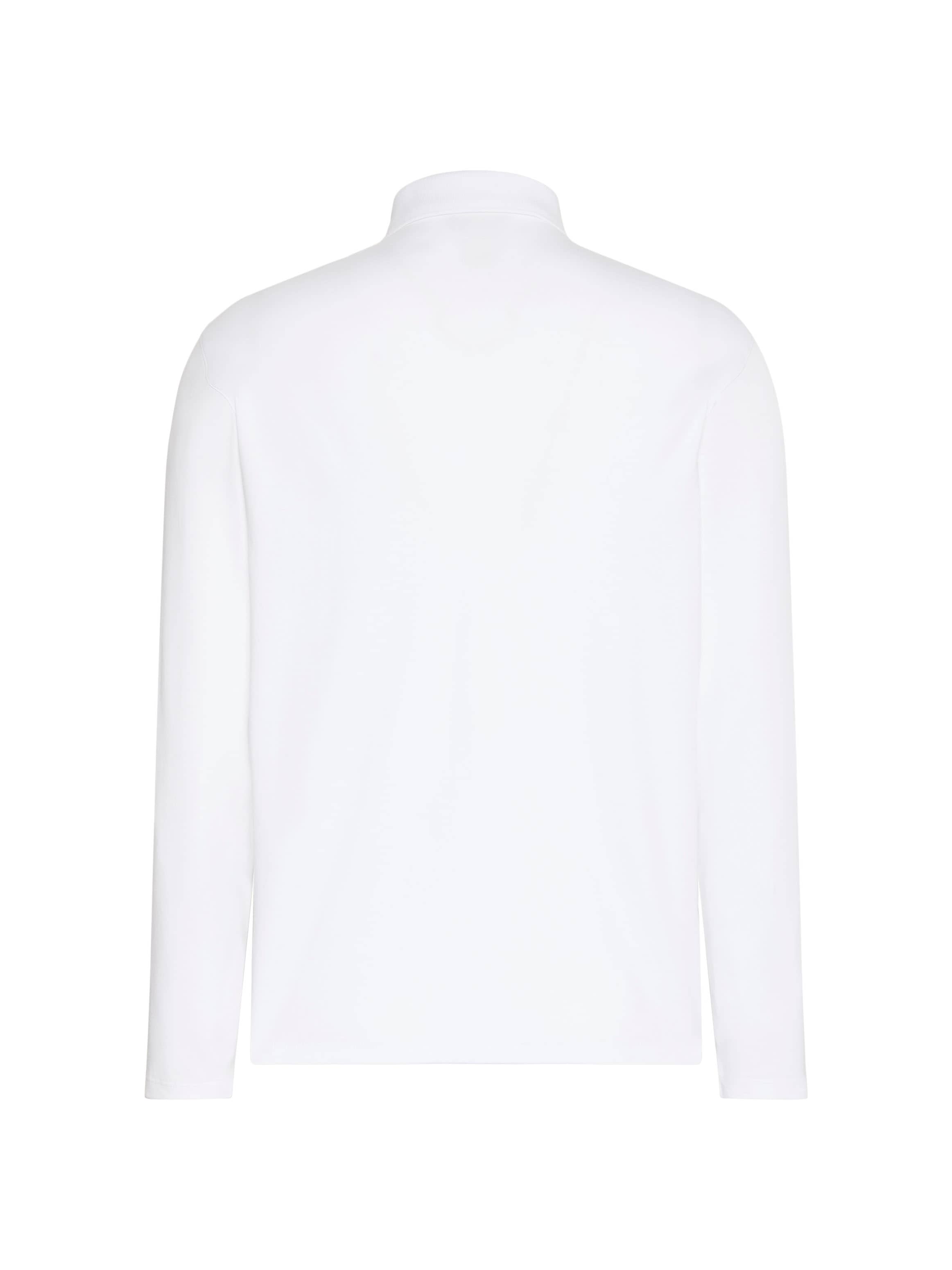Calvin Klein Langarm-Poloshirt »LS SUPIMA COTTON SOLID POLO«, regular fit mit Rundhalsausschnitt
