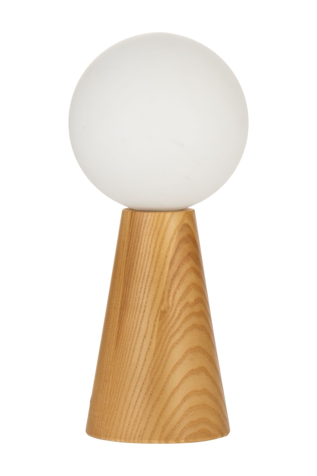 Pauleen Tischleuchte »Woody Soul Glas/Eschenholz 230V max. 3,5W Weiß/Holz natur«, 1 flammig, Leuchtmittel G9 | ohne Leuchtmittel, G9