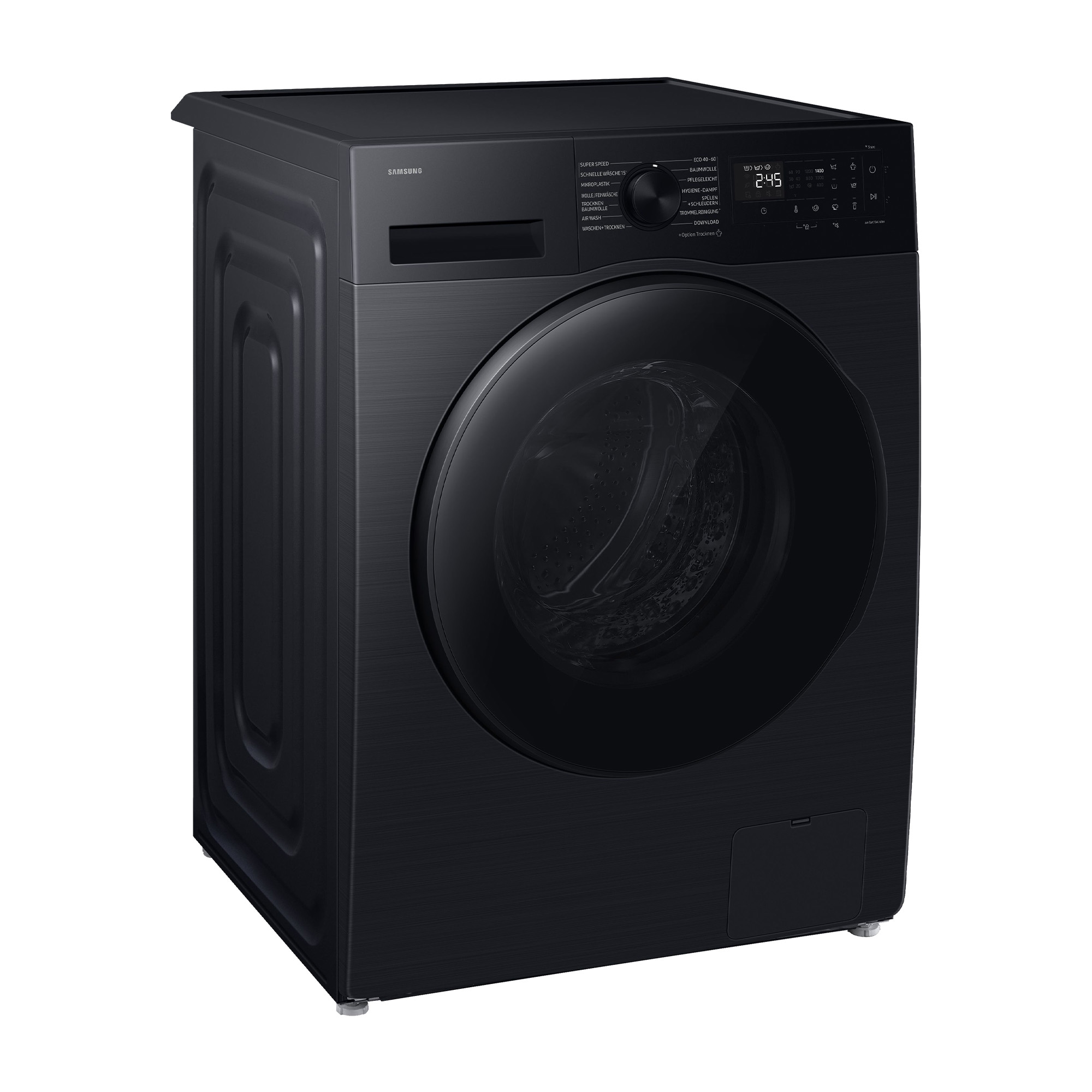 Samsung WD9EHG5U34BBEG Waschtrockner Freistehend Frontlader Schwarz